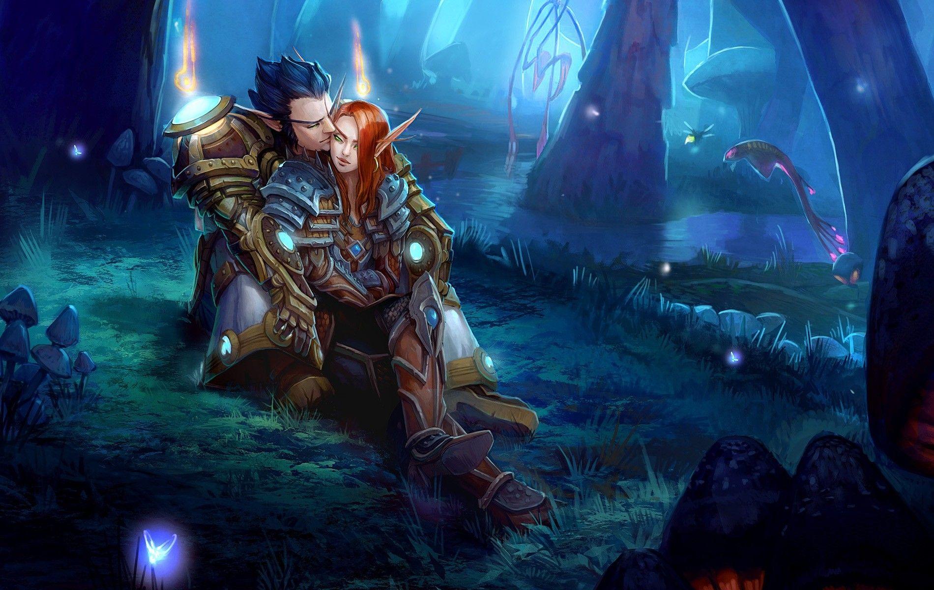 Night Elf Wallpapers Top Free Night Elf Backgrounds WallpaperAccess