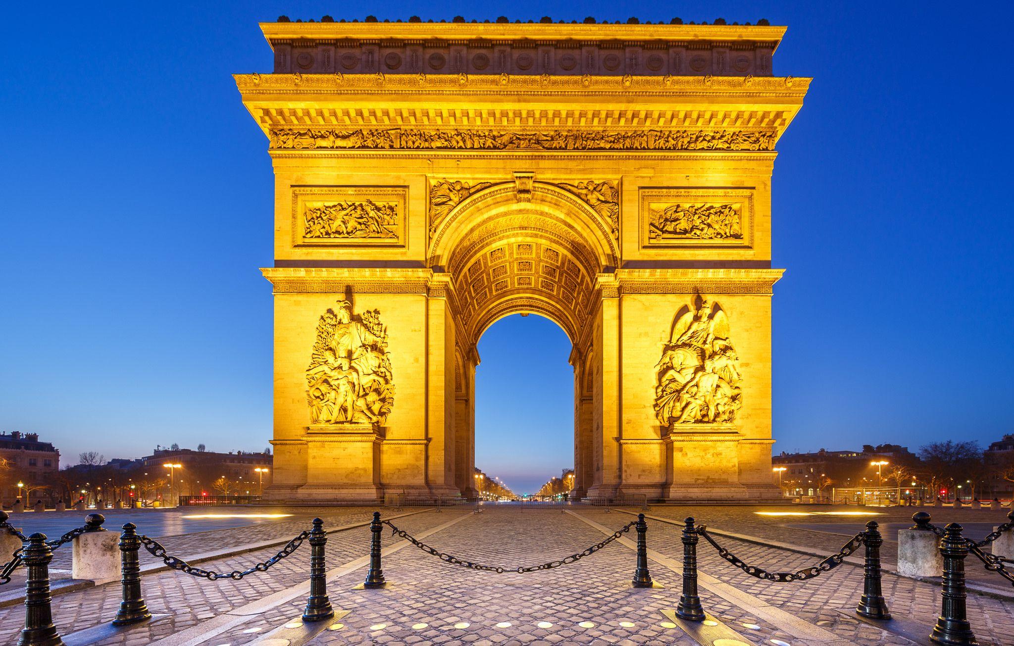 Arc De Triomphe Wallpapers Top Free Arc De Triomphe Backgrounds