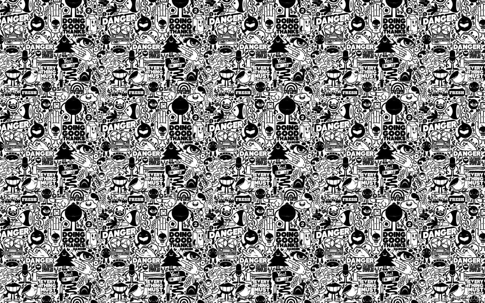 Black and White Pattern Wallpapers Top Free Black and White Pattern