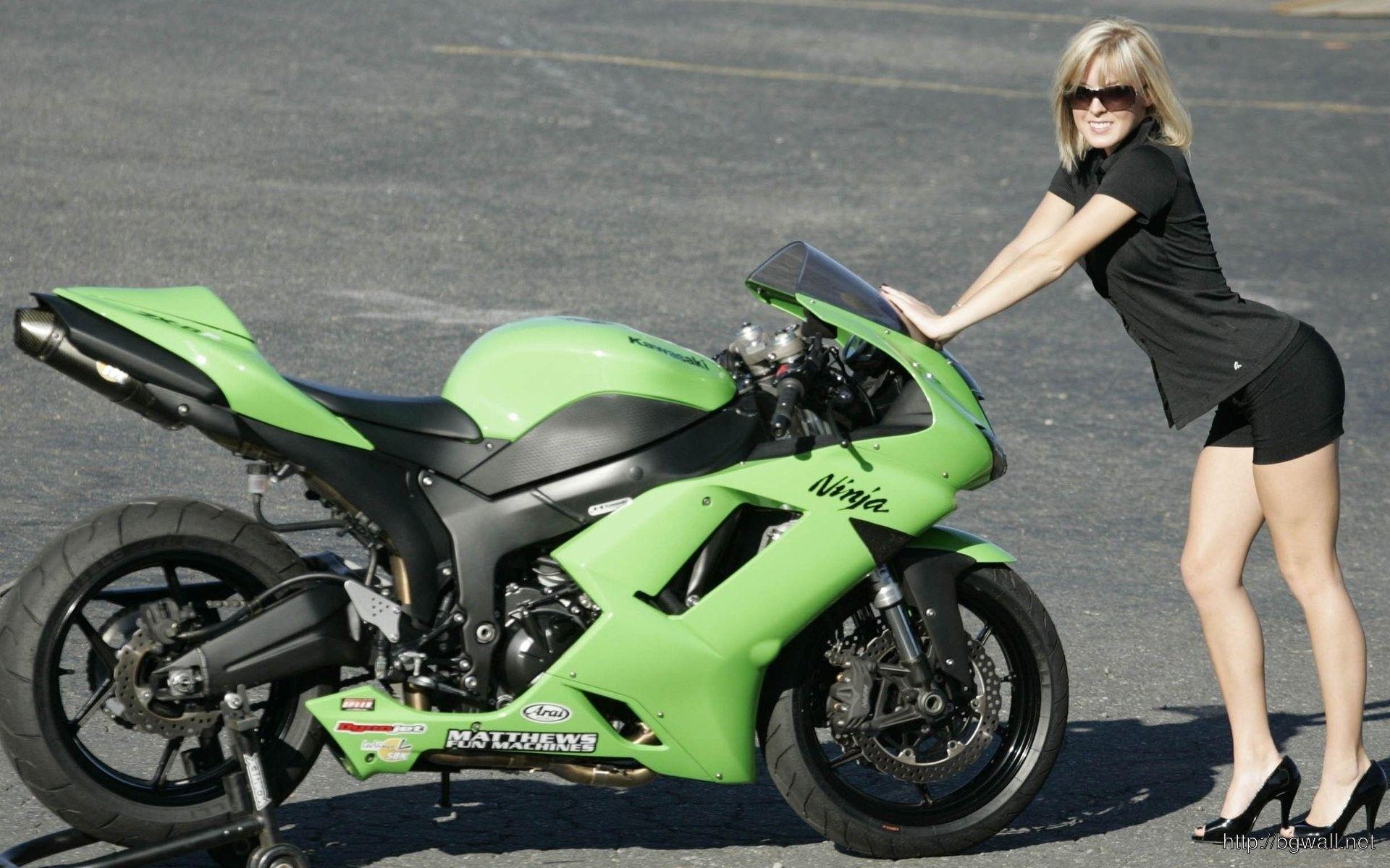 Black Kawasaki Ninja Girl Wallpapers Top Free Black Kawasaki Ninja