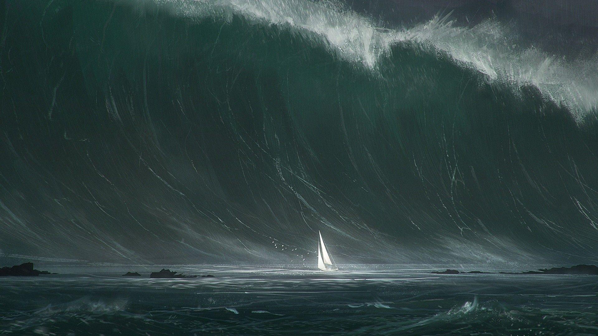 Stormy Sea Wallpapers Top Free Stormy Sea Backgrounds WallpaperAccess