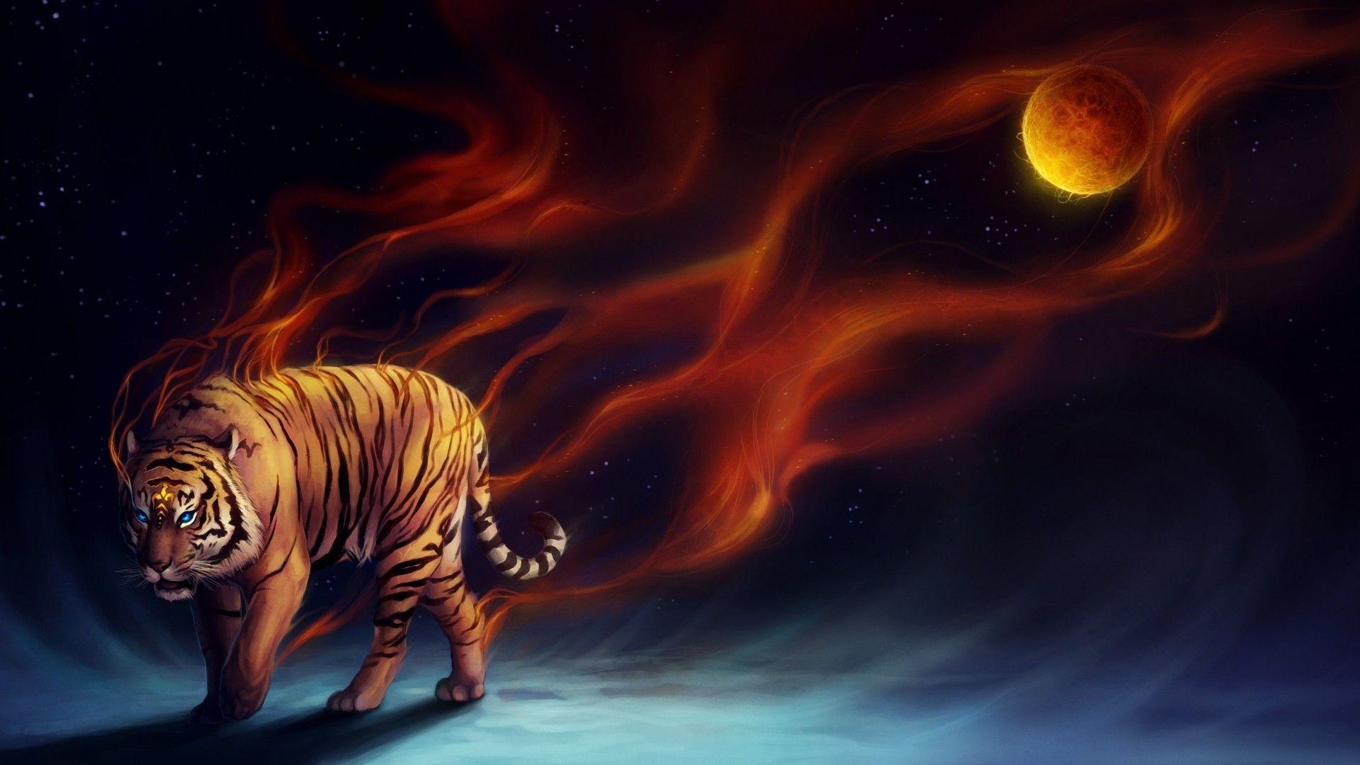 Red Tiger Wallpapers Top Free Red Tiger Backgrounds WallpaperAccess