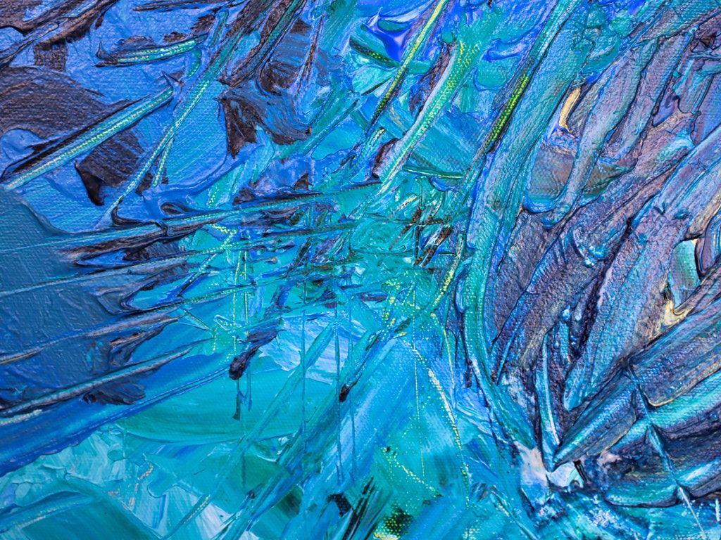 Blue Art Wallpapers Top Free Blue Art Backgrounds WallpaperAccess