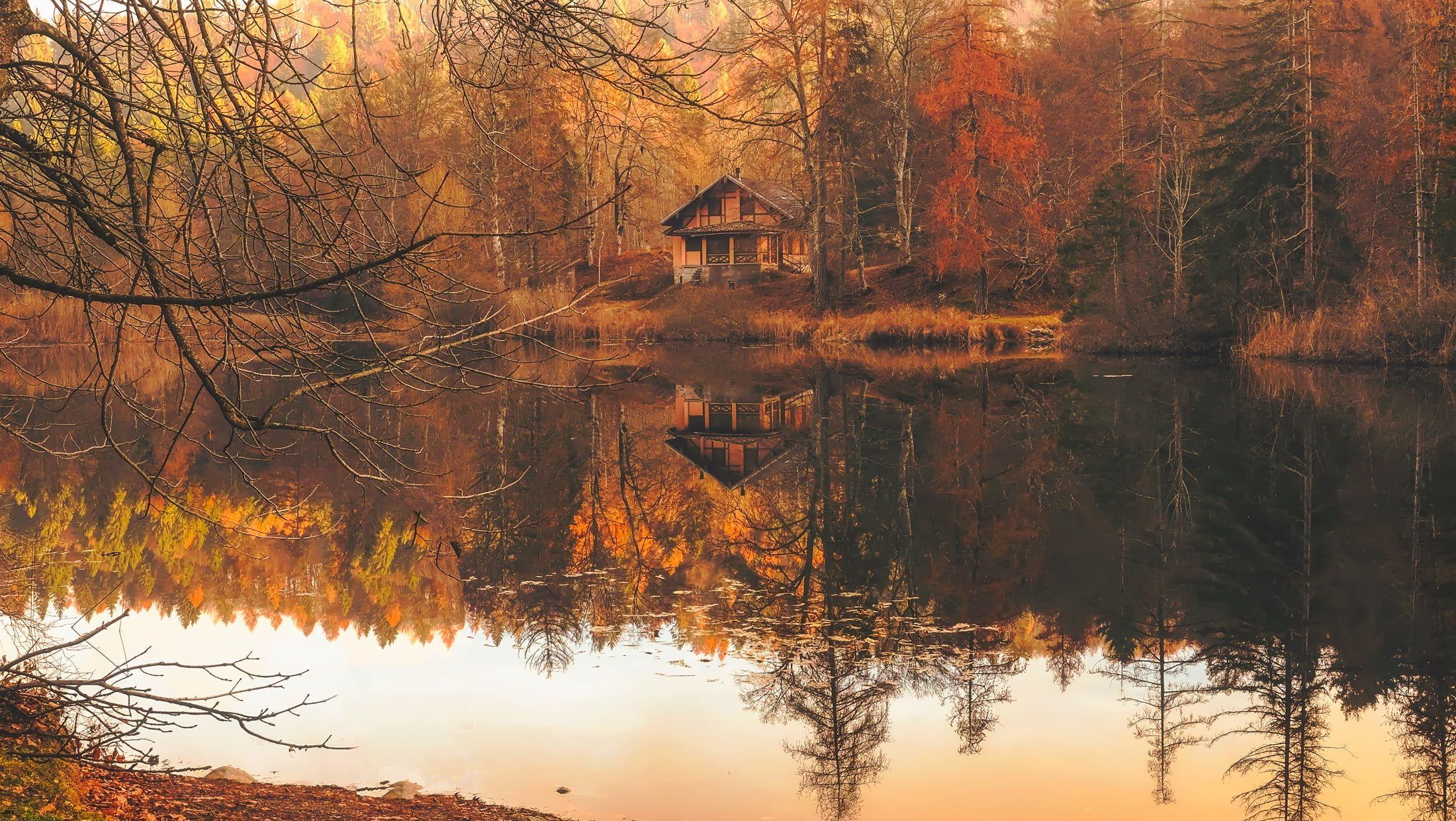 Autumn Cabin Wallpapers Top Free Autumn Cabin Backgrounds