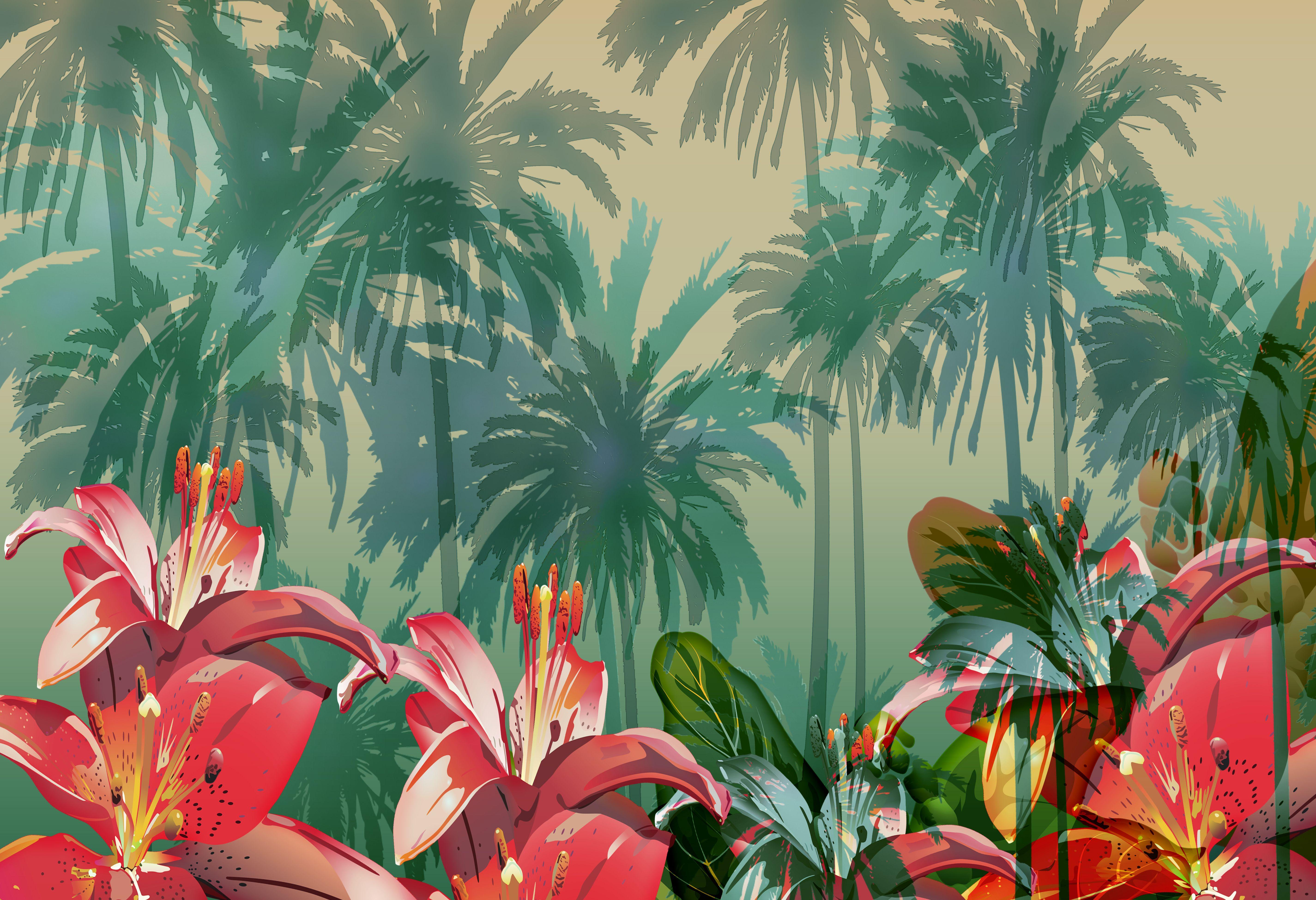 Vintage Tropical Floral Wallpapers Top Free Vintage Tropical Floral