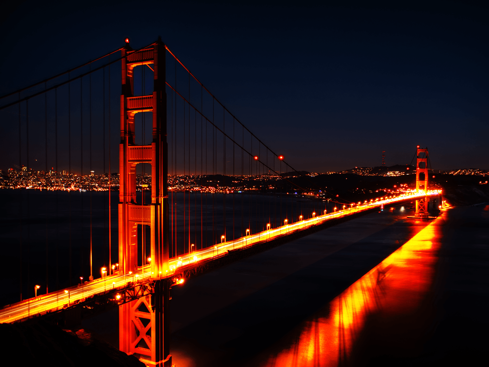 Golden Gate Bridge Night Wallpapers Top Free Golden Gate Bridge Night
