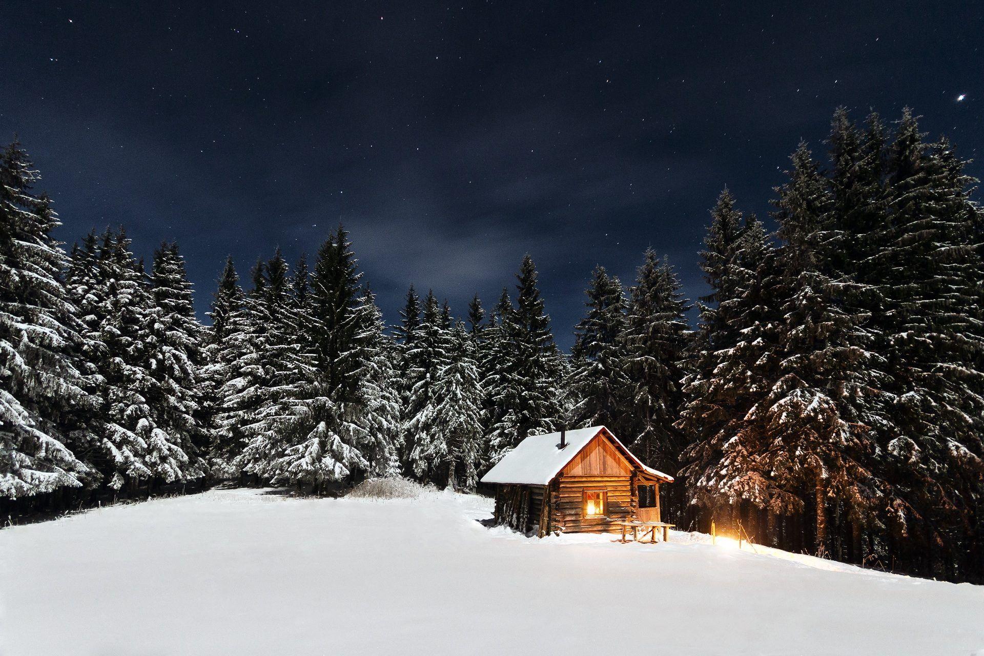 Snowy Cabin Wallpapers Top Free Snowy Cabin Backgrounds WallpaperAccess