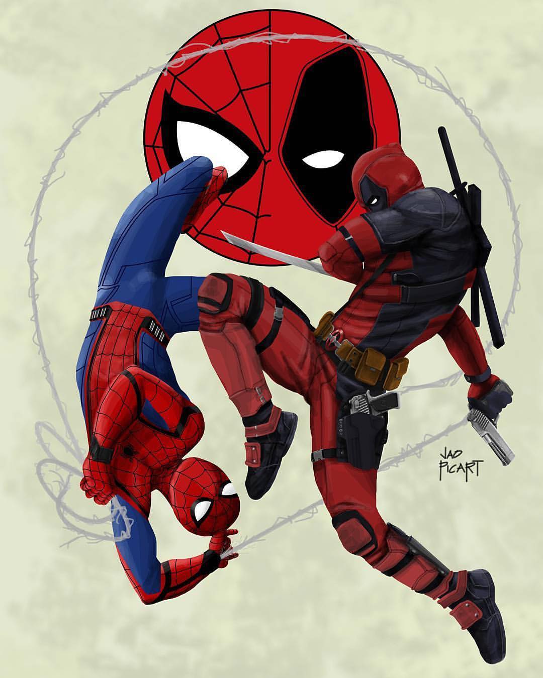 Deadpool and SpiderMan Wallpapers Top Free Deadpool and SpiderMan