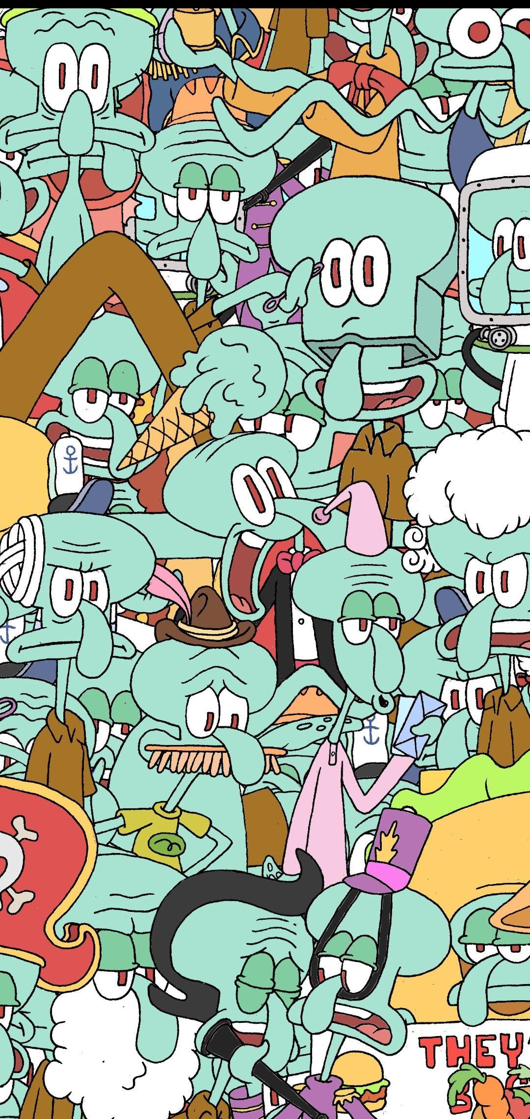 Squidward Phone Wallpapers Top Free Squidward Phone Backgrounds