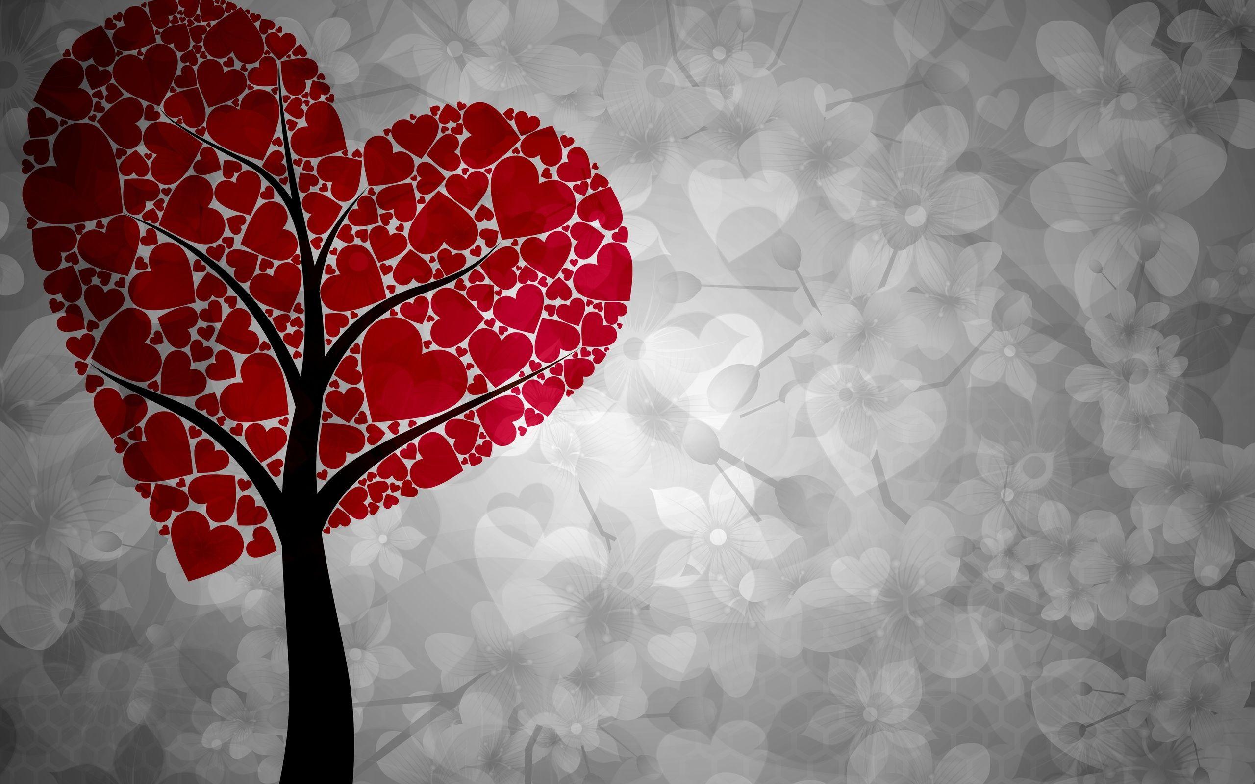 Heart Tree Wallpapers Top Free Heart Tree Backgrounds WallpaperAccess