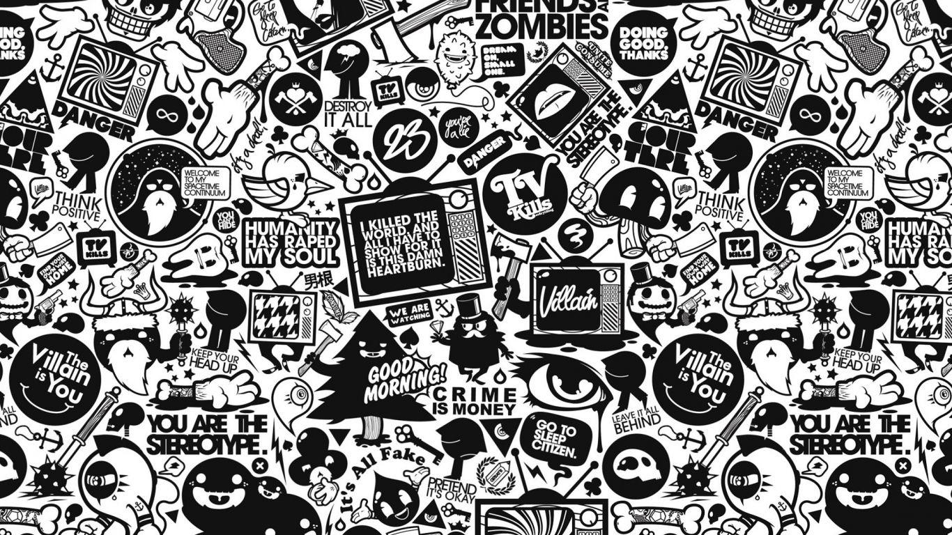 Black and White Collage Wallpapers Top Free Black and White Collage
