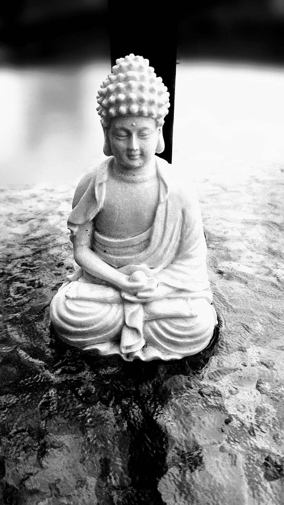 Black and White Buddha Wallpapers Top Free Black and White Buddha