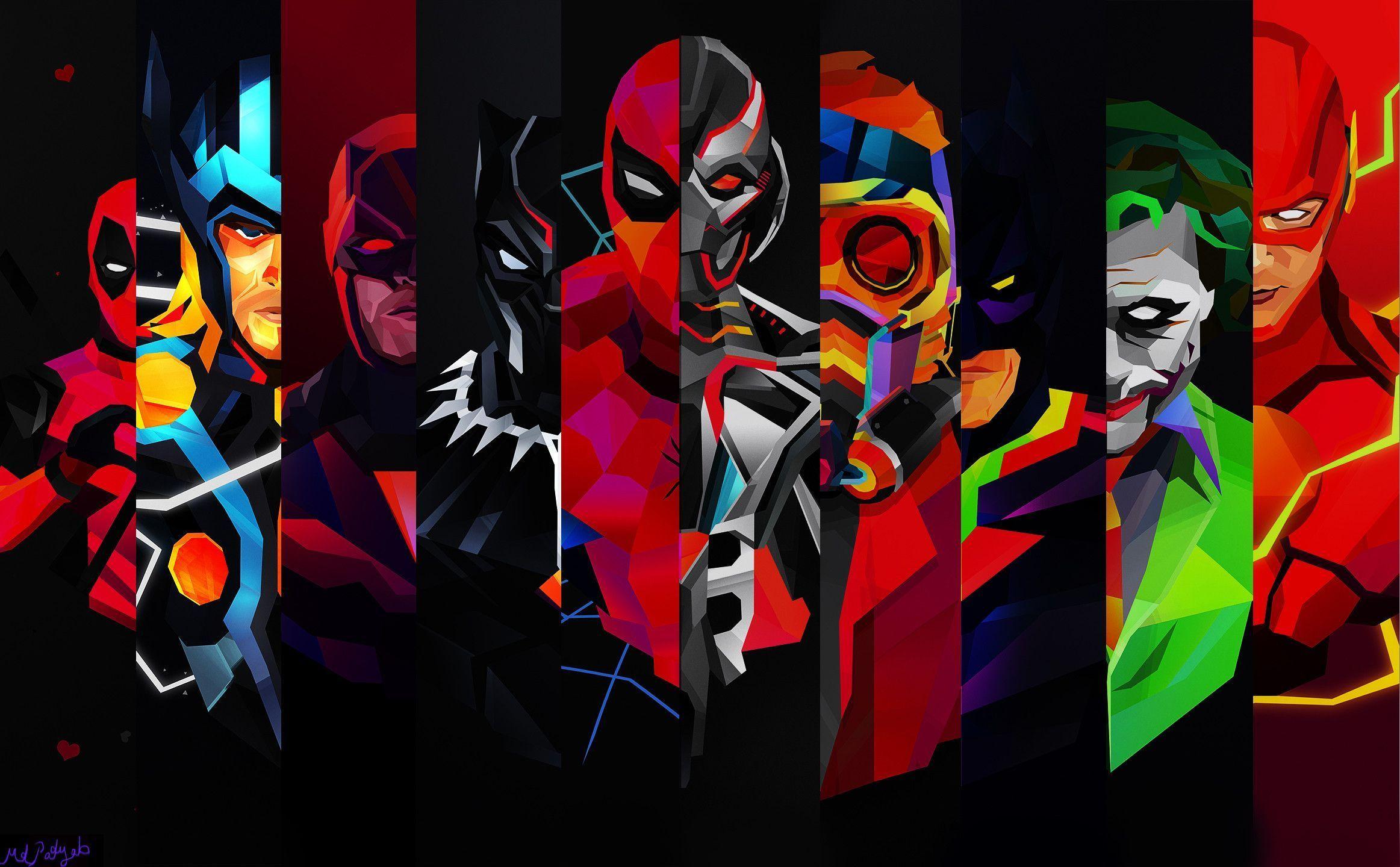 Superhero Art Wallpapers Top Free Superhero Art Backgrounds