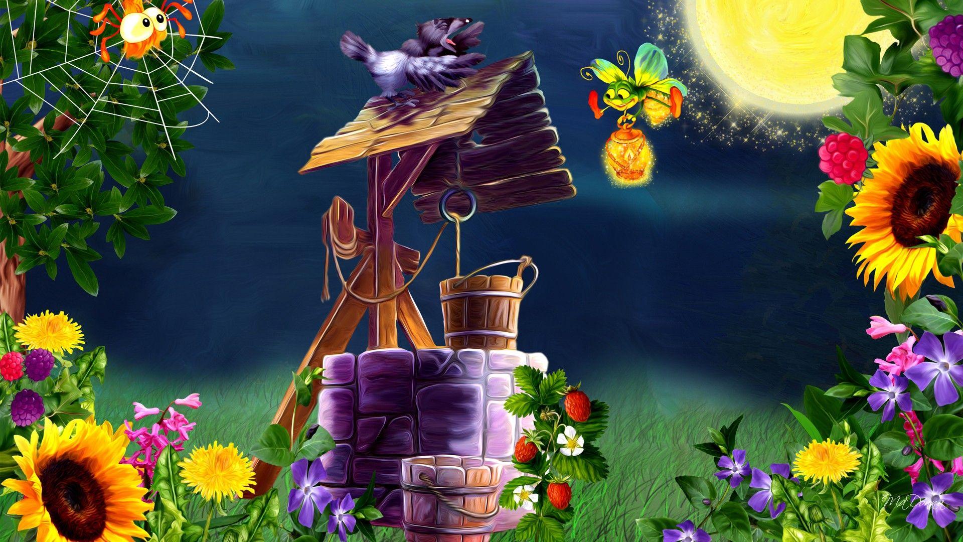 Garden Cartoon Wallpapers Top Free Garden Cartoon Backgrounds