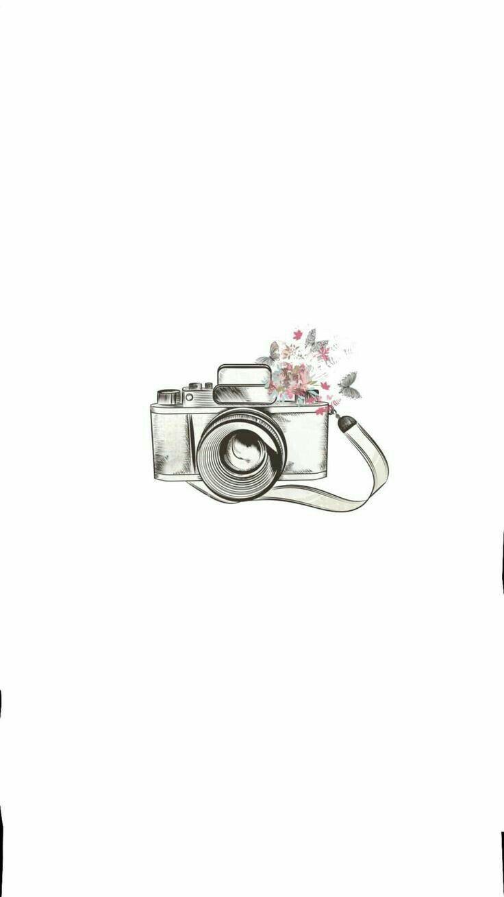 Aesthetic Camera Logo Black And White itiscouragethatcounts