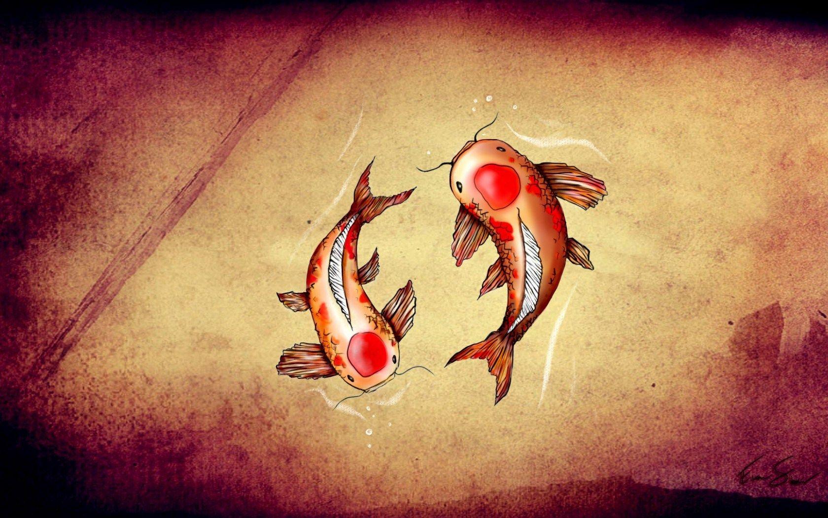 Koi Fish Art Wallpapers Top Free Koi Fish Art Backgrounds