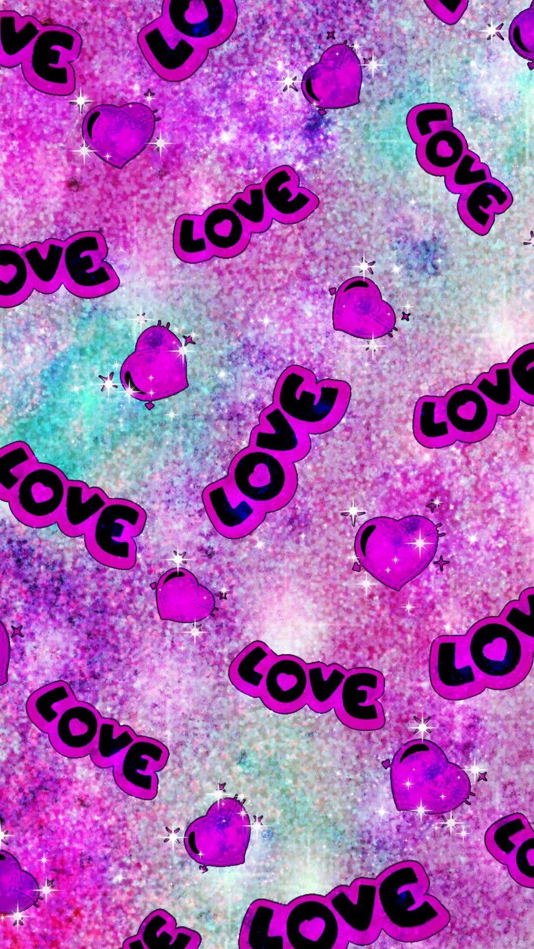 Love Pink Glitter Wallpapers Top Free Love Pink Glitter Backgrounds