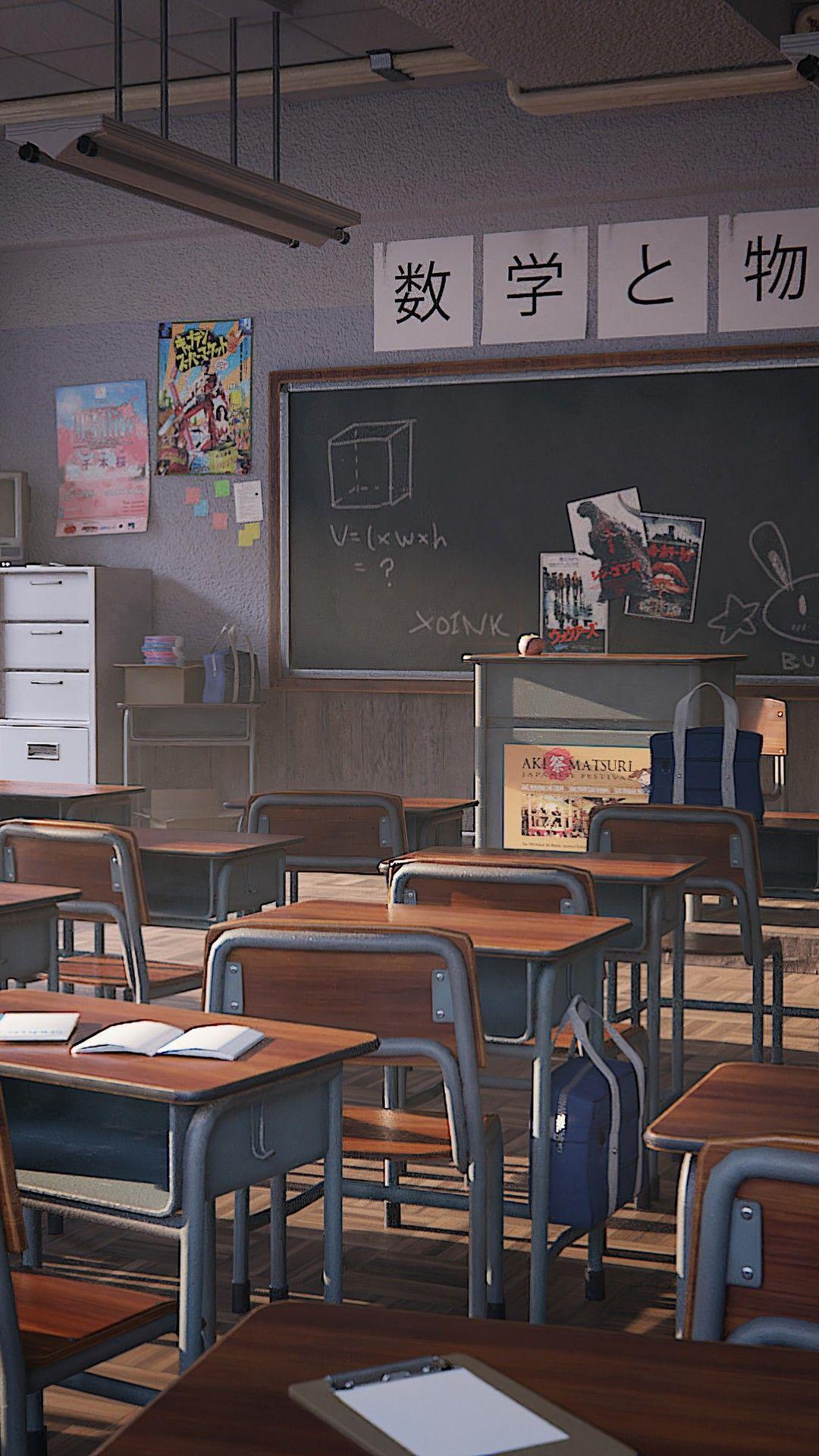 Anime Classroom Wallpapers Top Free Anime Classroom Backgrounds WallpaperAccess