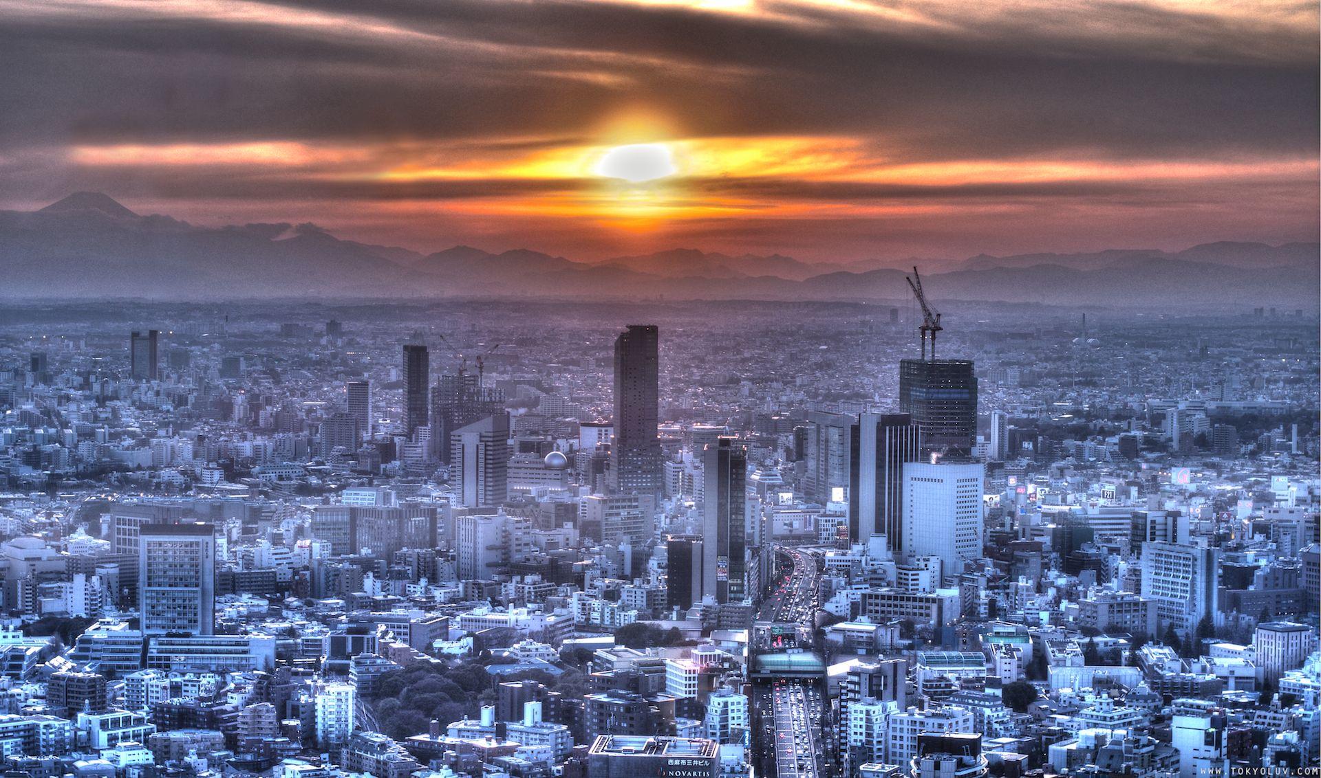 Tokyo Sunset Wallpapers Top Free Tokyo Sunset Backgrounds