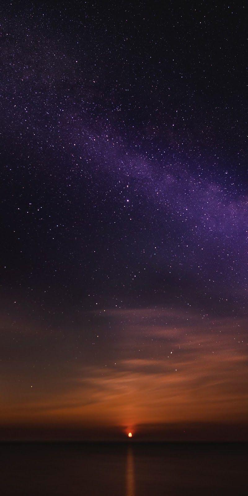 Ocean Night Sky Wallpapers Top Free Ocean Night Sky Backgrounds