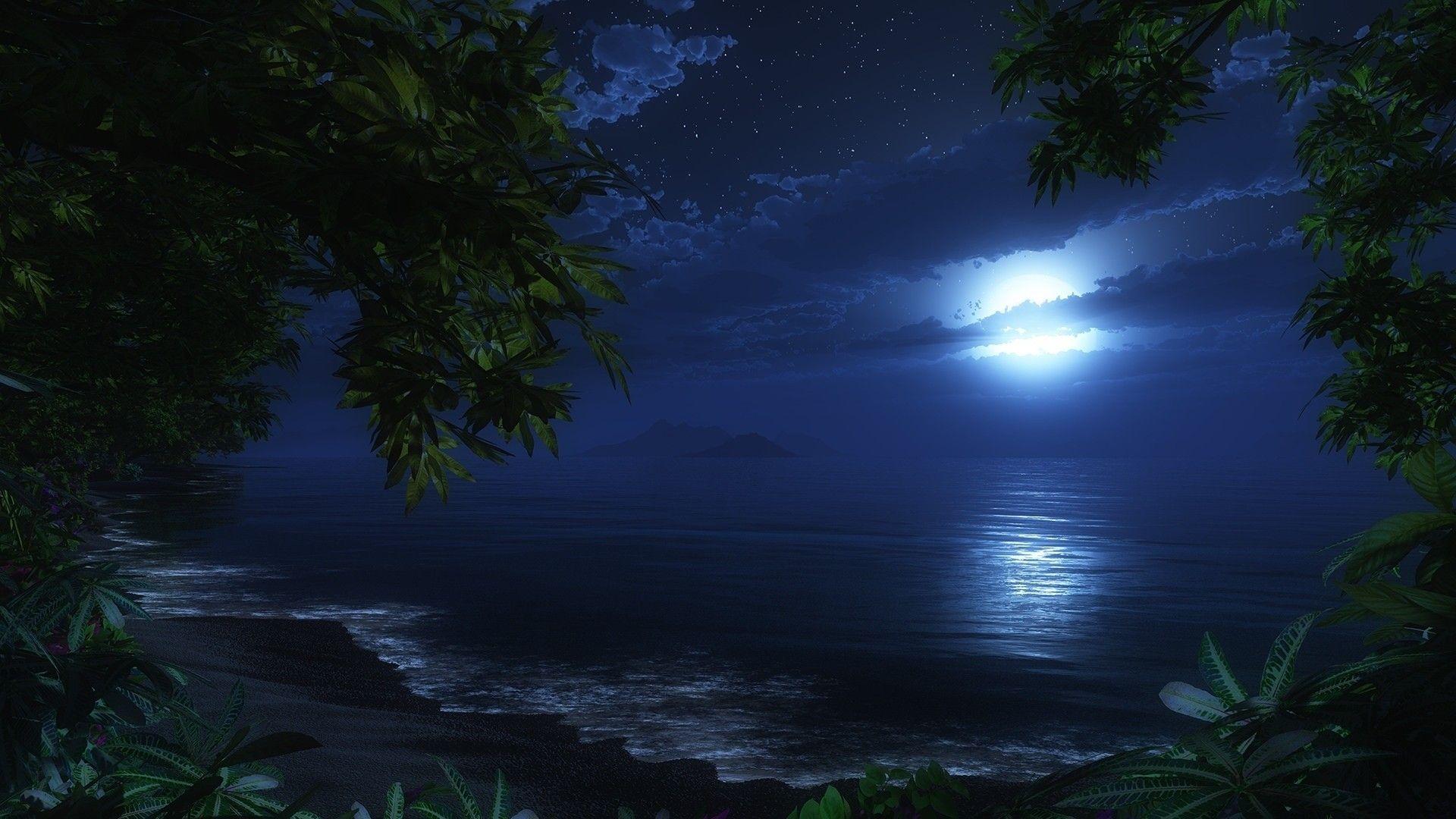Ocean Waves at Night Wallpapers Top Free Ocean Waves at Night