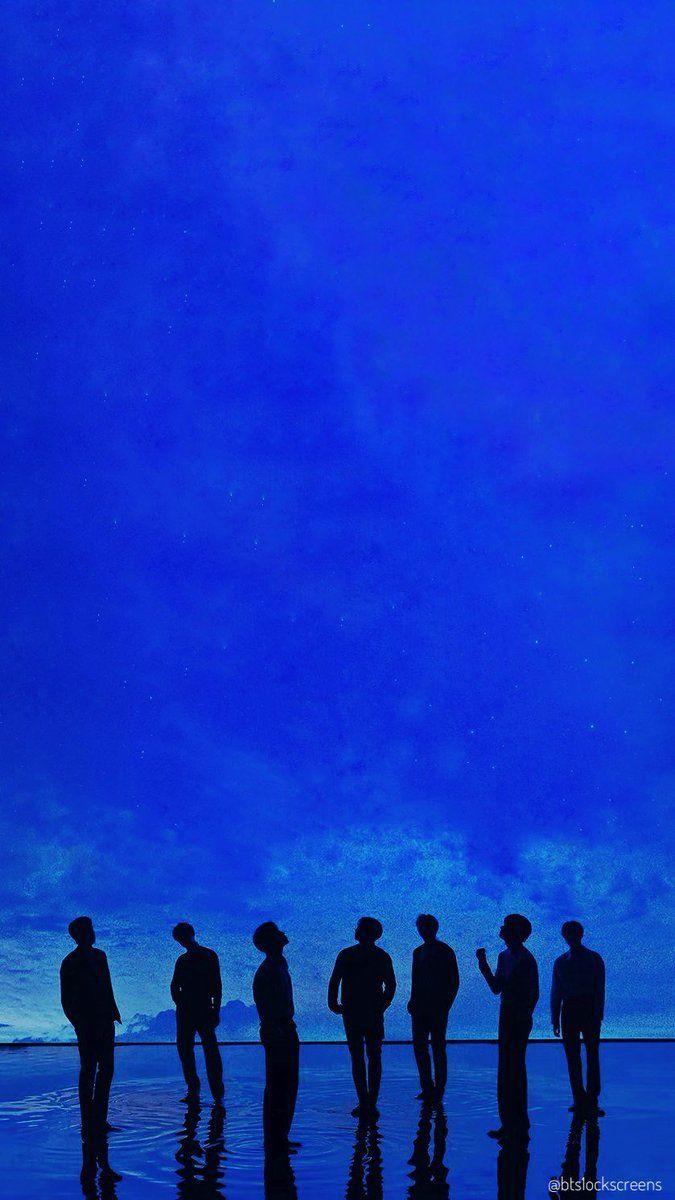 BTS Blue Wallpapers Top Free BTS Blue Backgrounds WallpaperAccess