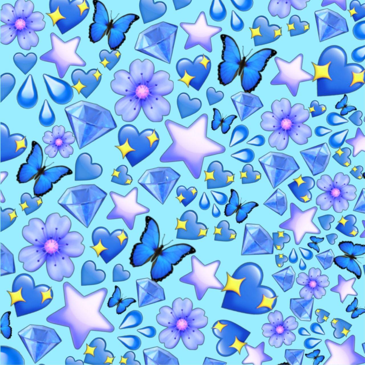 Blue Emoji Wallpapers Top Free Blue Emoji Backgrounds WallpaperAccess