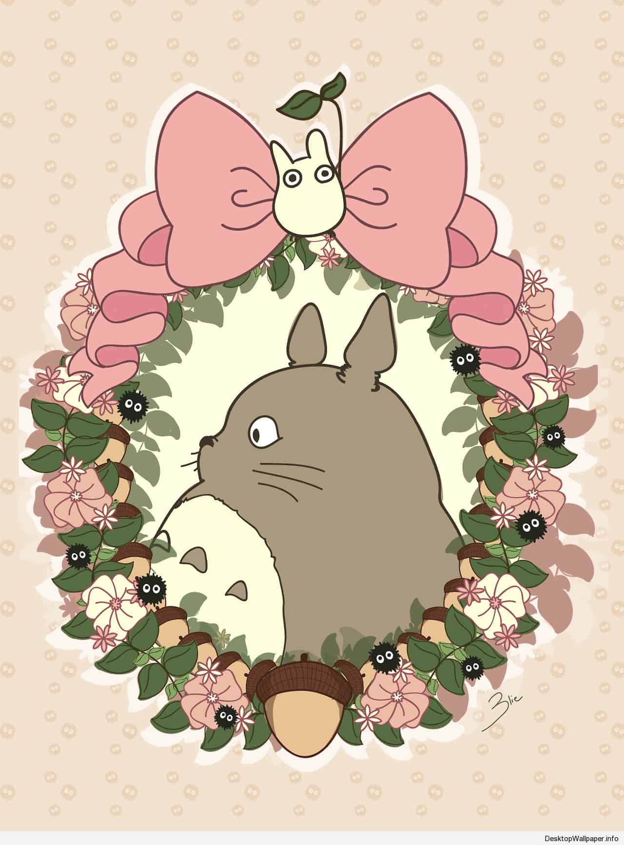 Kawaii Totoro Wallpapers Top Free Kawaii Totoro Backgrounds