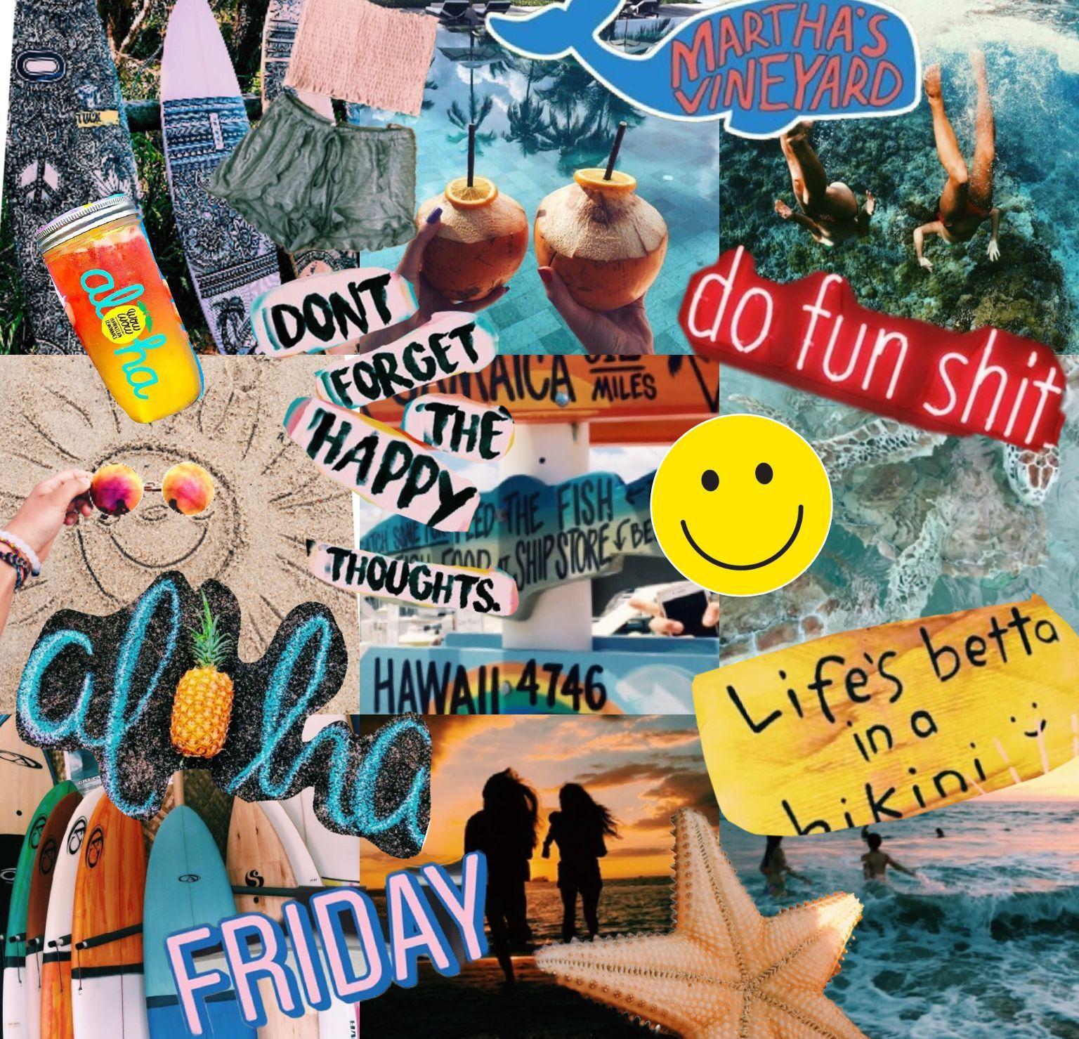 Summer Collage Wallpapers Top Free Summer Collage Backgrounds