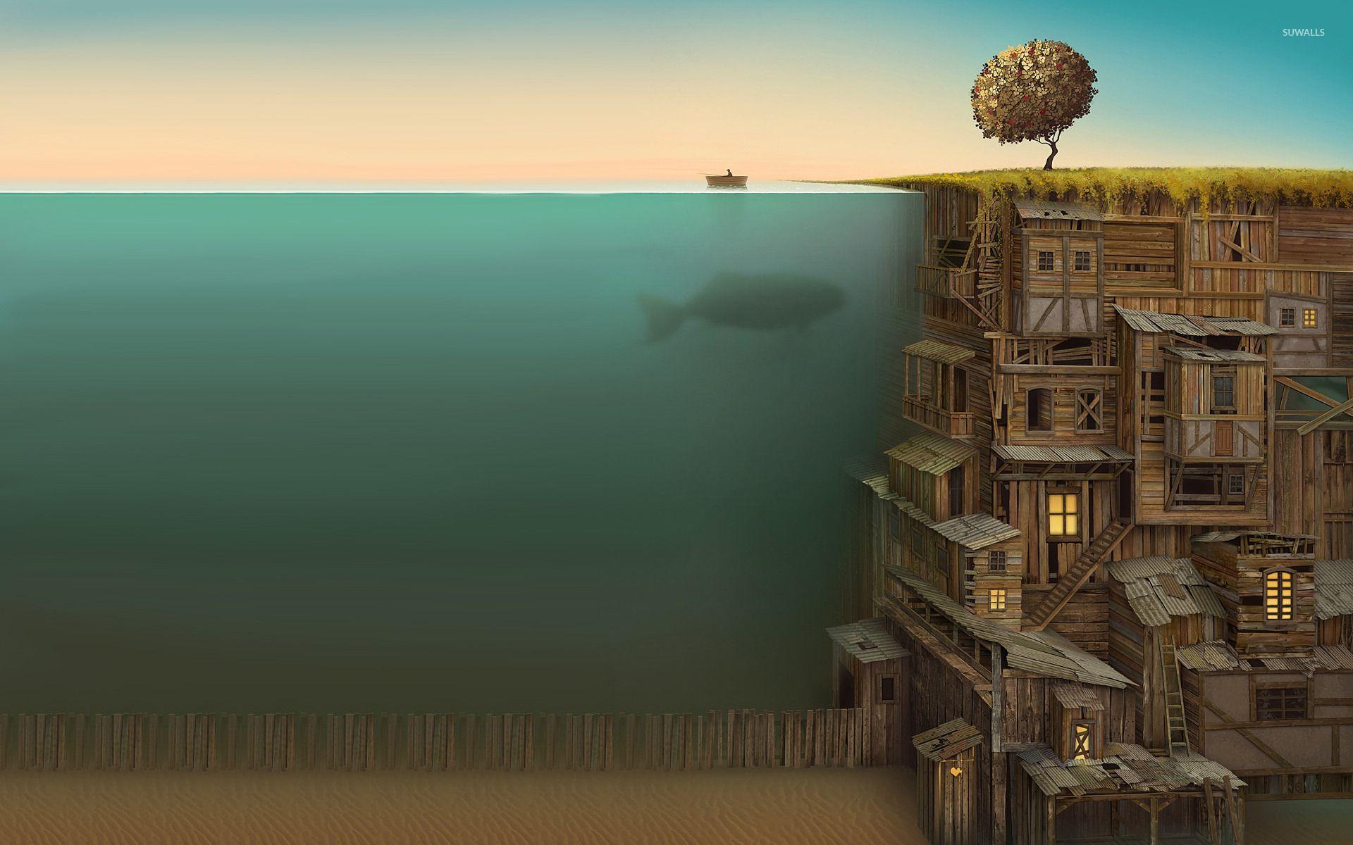 Underwater City Wallpapers Top Free Underwater City Backgrounds