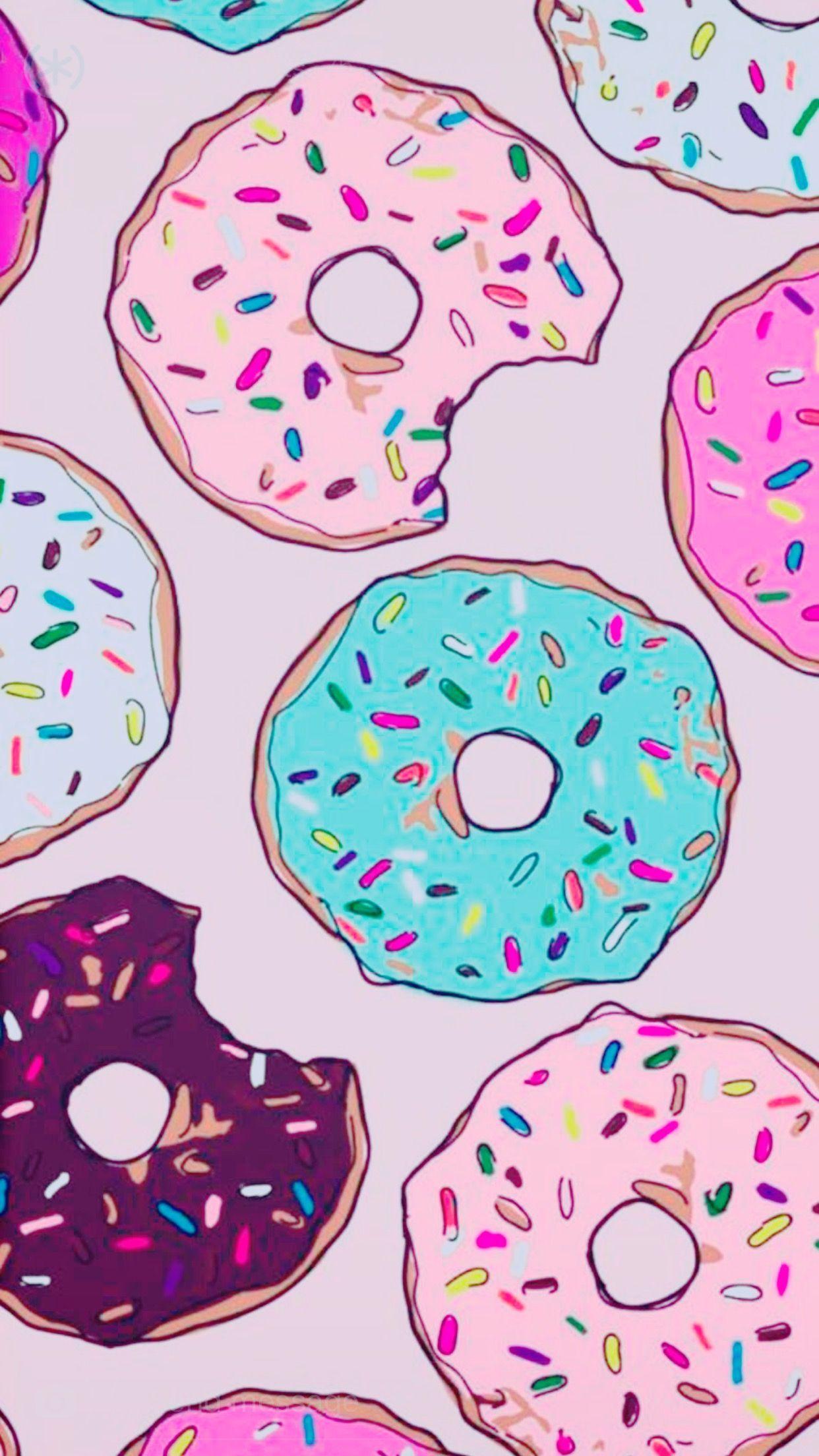 Pink Donut Wallpapers Top Free Pink Donut Backgrounds WallpaperAccess