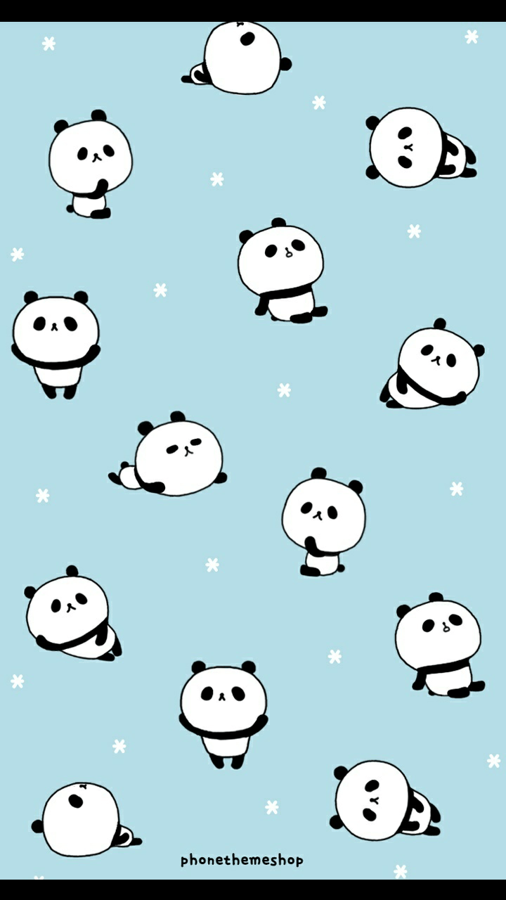Cute Blue Panda Wallpapers Top Free Cute Blue Panda Backgrounds