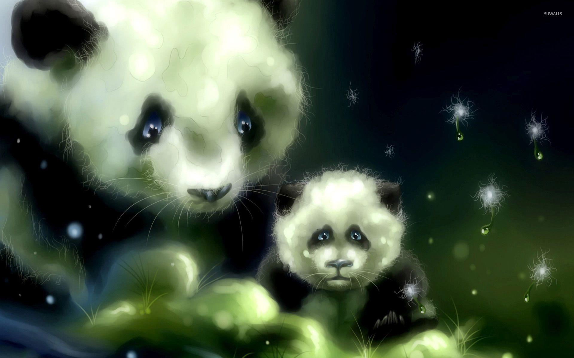 Panda Art Wallpapers Top Free Panda Art Backgrounds WallpaperAccess