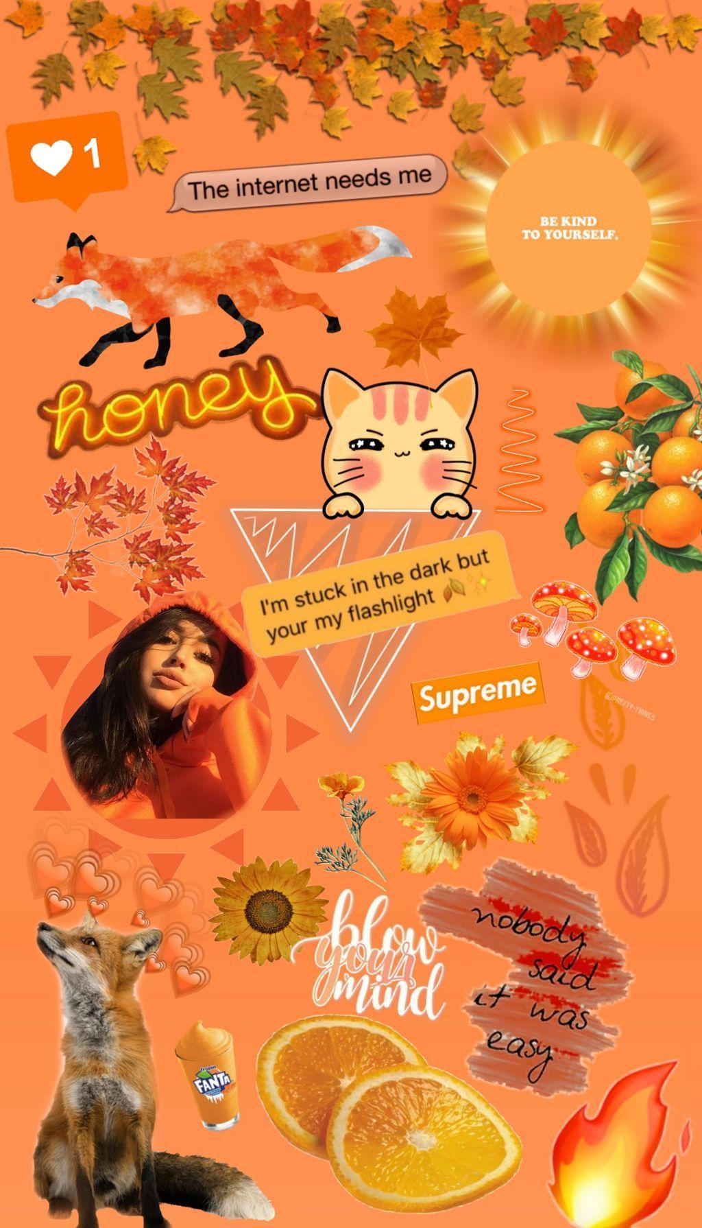 Orange Aesthetic Tumblr Wallpapers Top Free Orange Aesthetic Tumblr