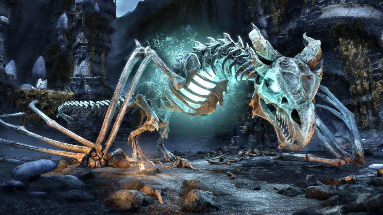 Skeleton Dragon Wallpapers Top Free Skeleton Dragon Backgrounds
