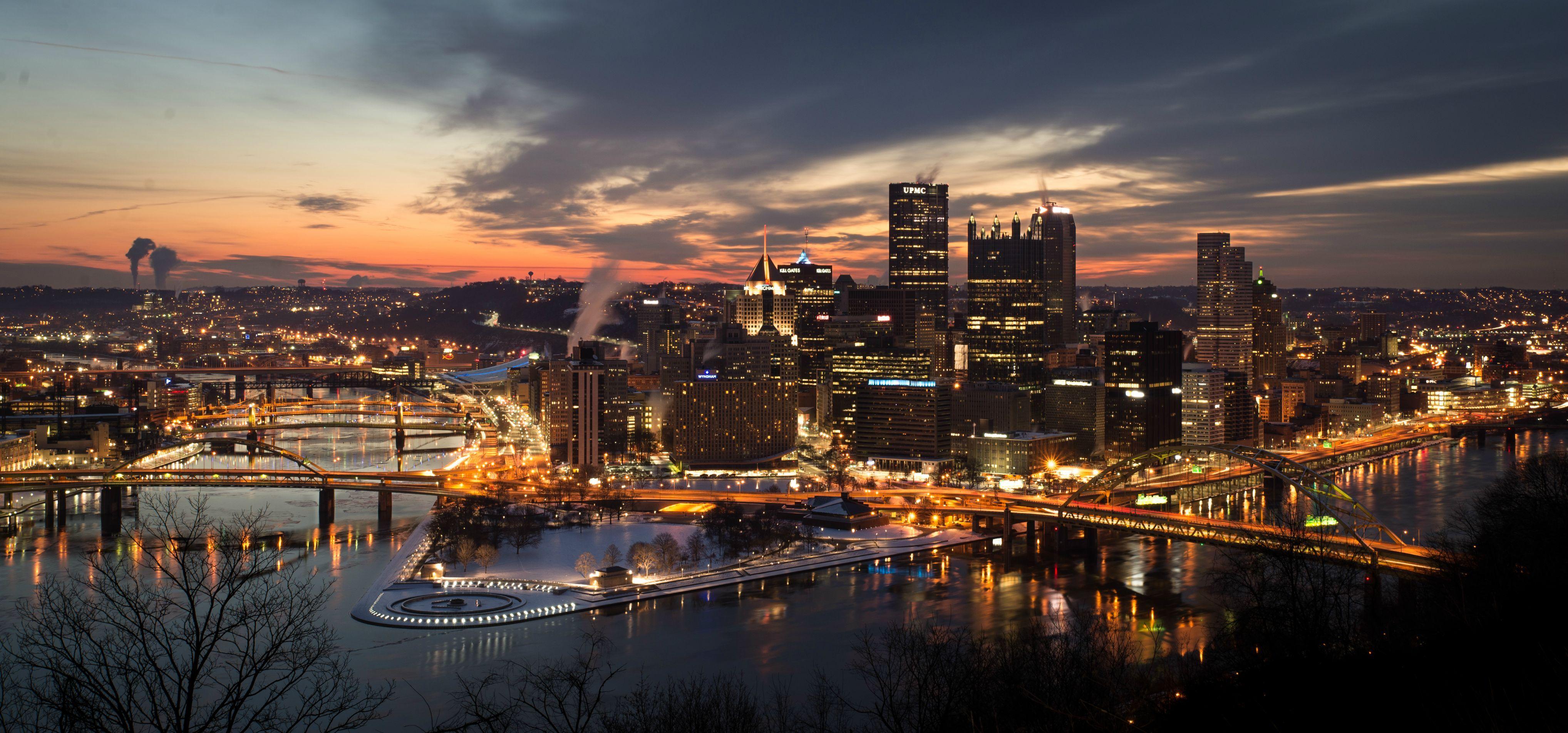 Pittsburgh Skyline Wallpapers Top Free Pittsburgh Skyline Backgrounds