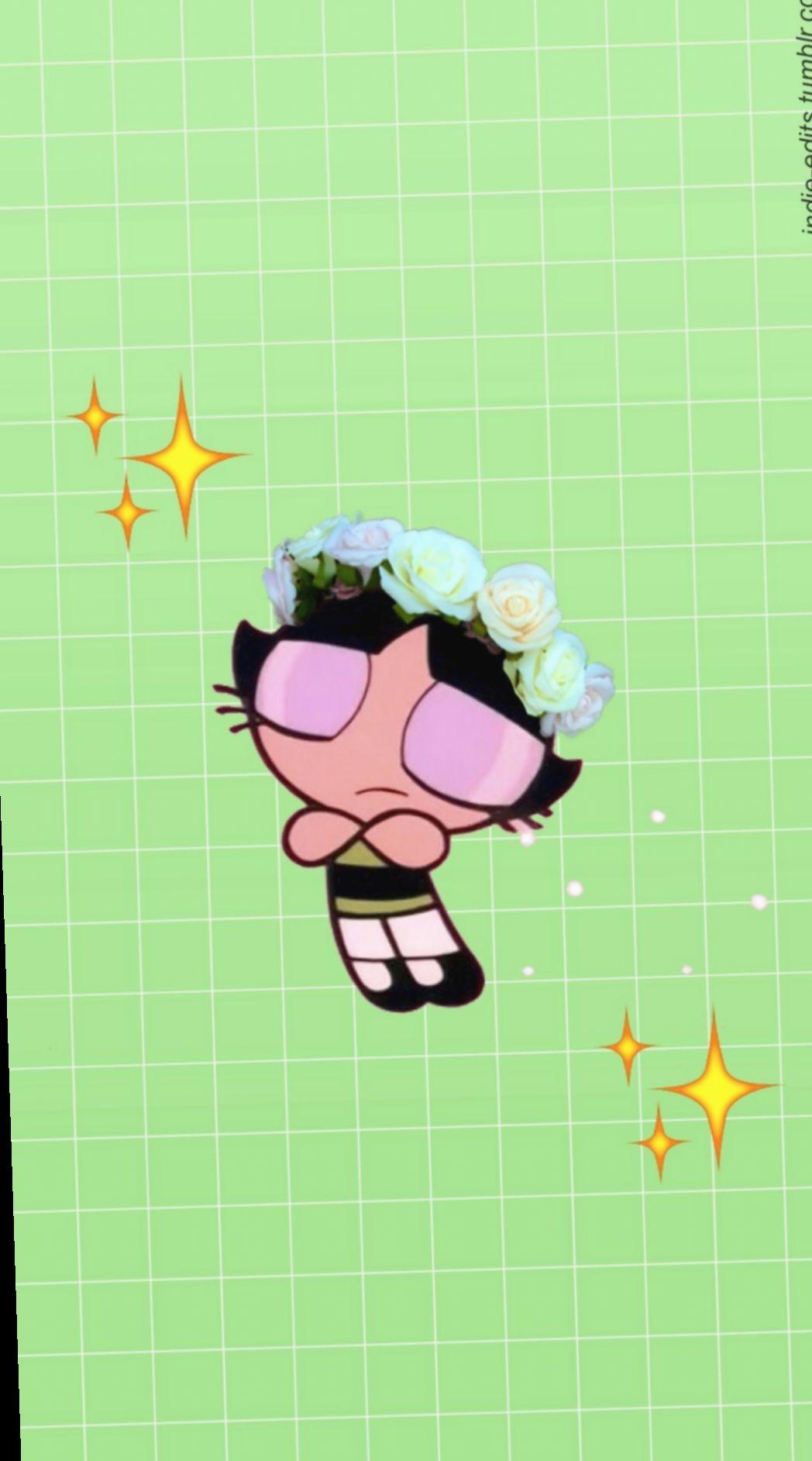 Aesthetic Gangsta Black Iphone Black Powerpuff Girl Wallpaper