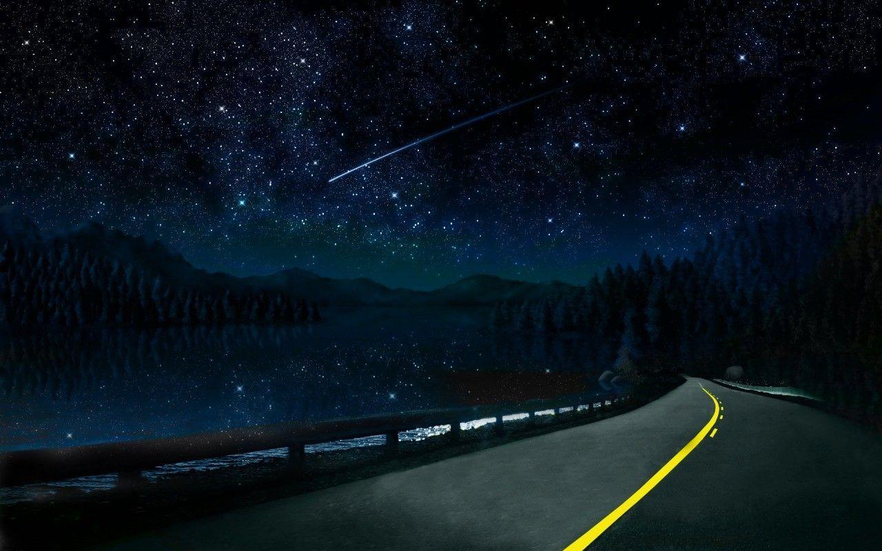 Night Road Wallpapers Top Free Night Road Backgrounds WallpaperAccess