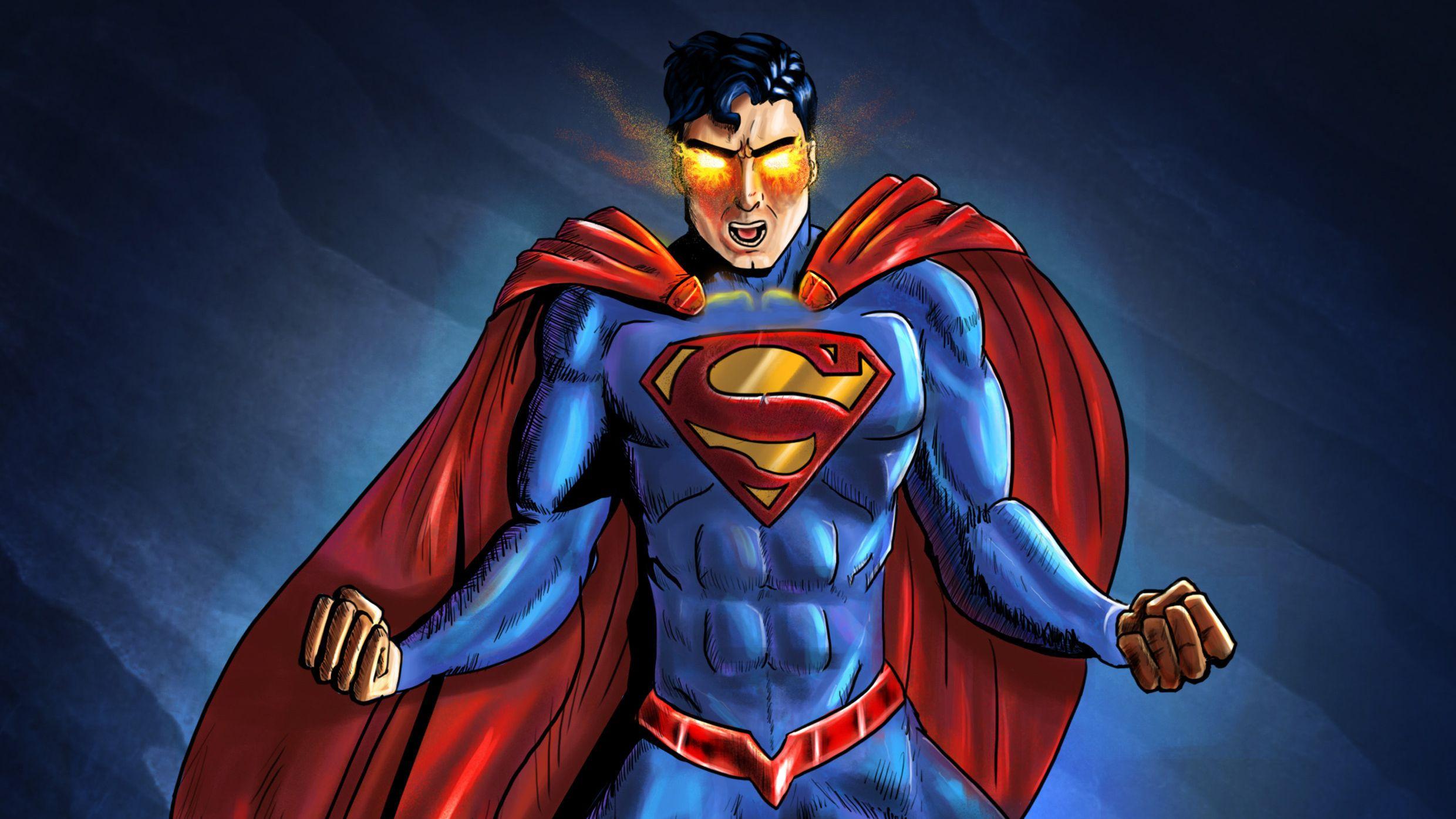 Superman Art Wallpapers Top Free Superman Art Backgrounds WallpaperAccess