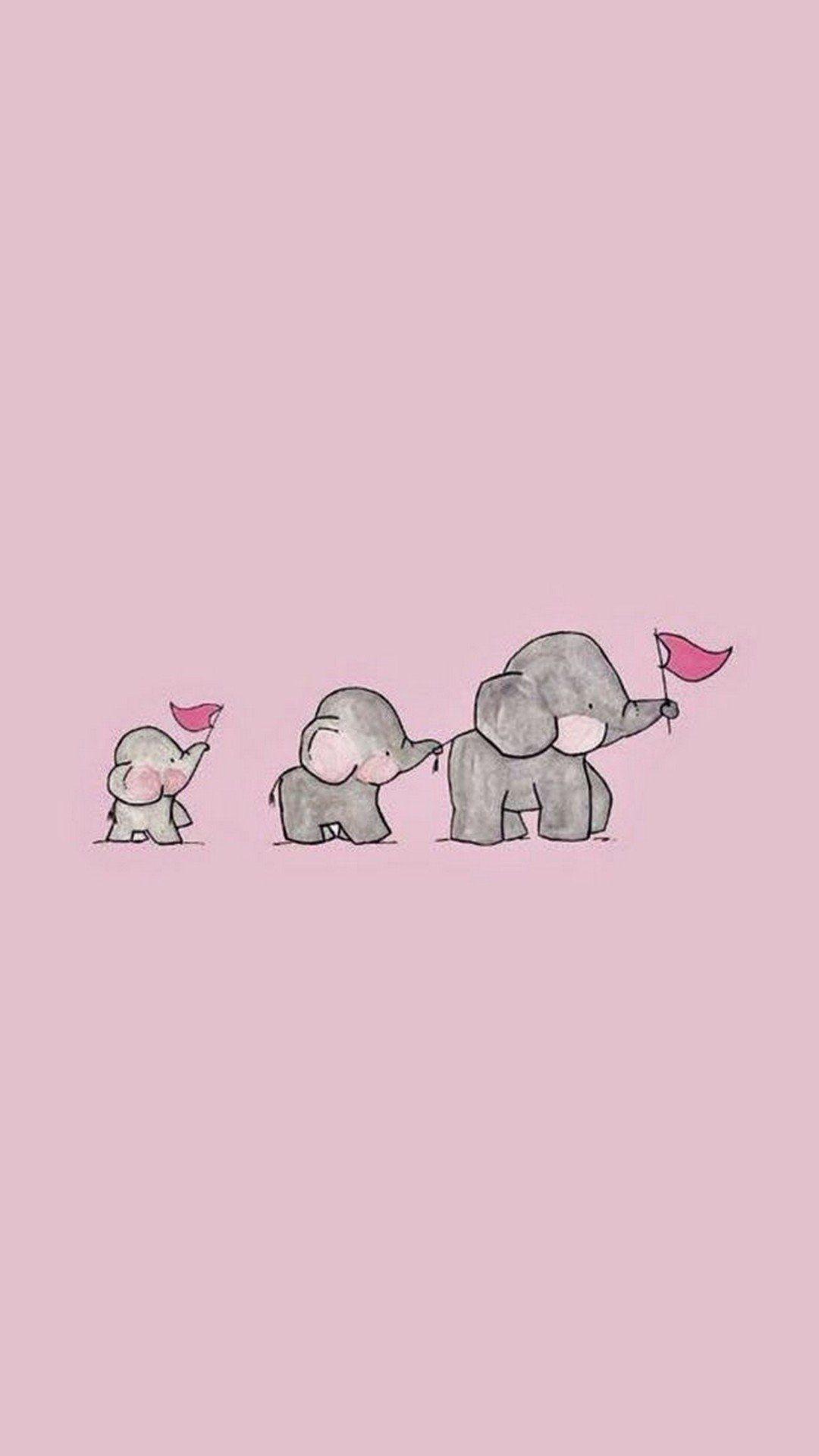 Cute Pink Elephant Wallpapers Top Free Cute Pink Elephant Backgrounds