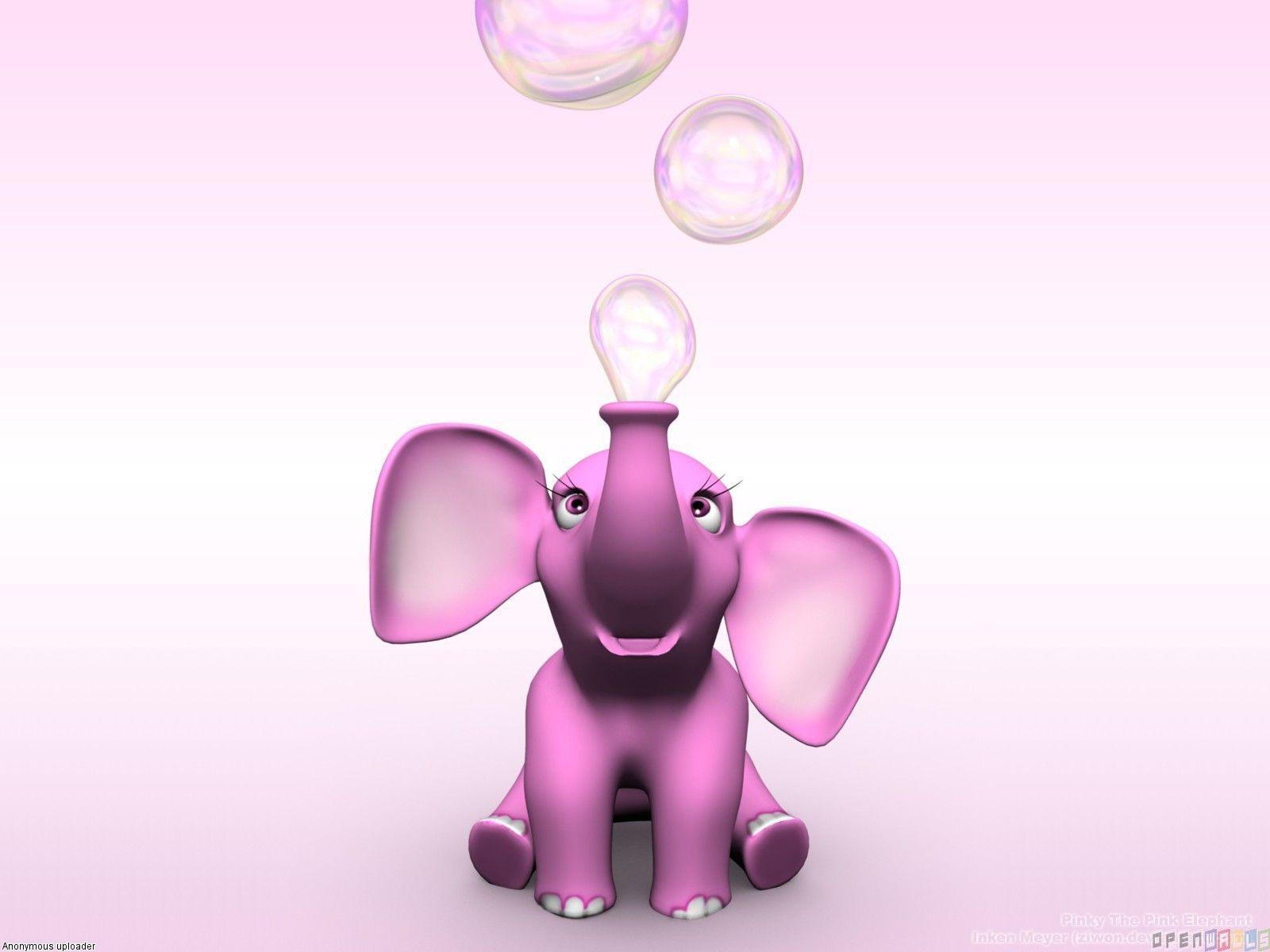 Cute Pink Elephant Wallpapers Top Free Cute Pink Elephant Backgrounds