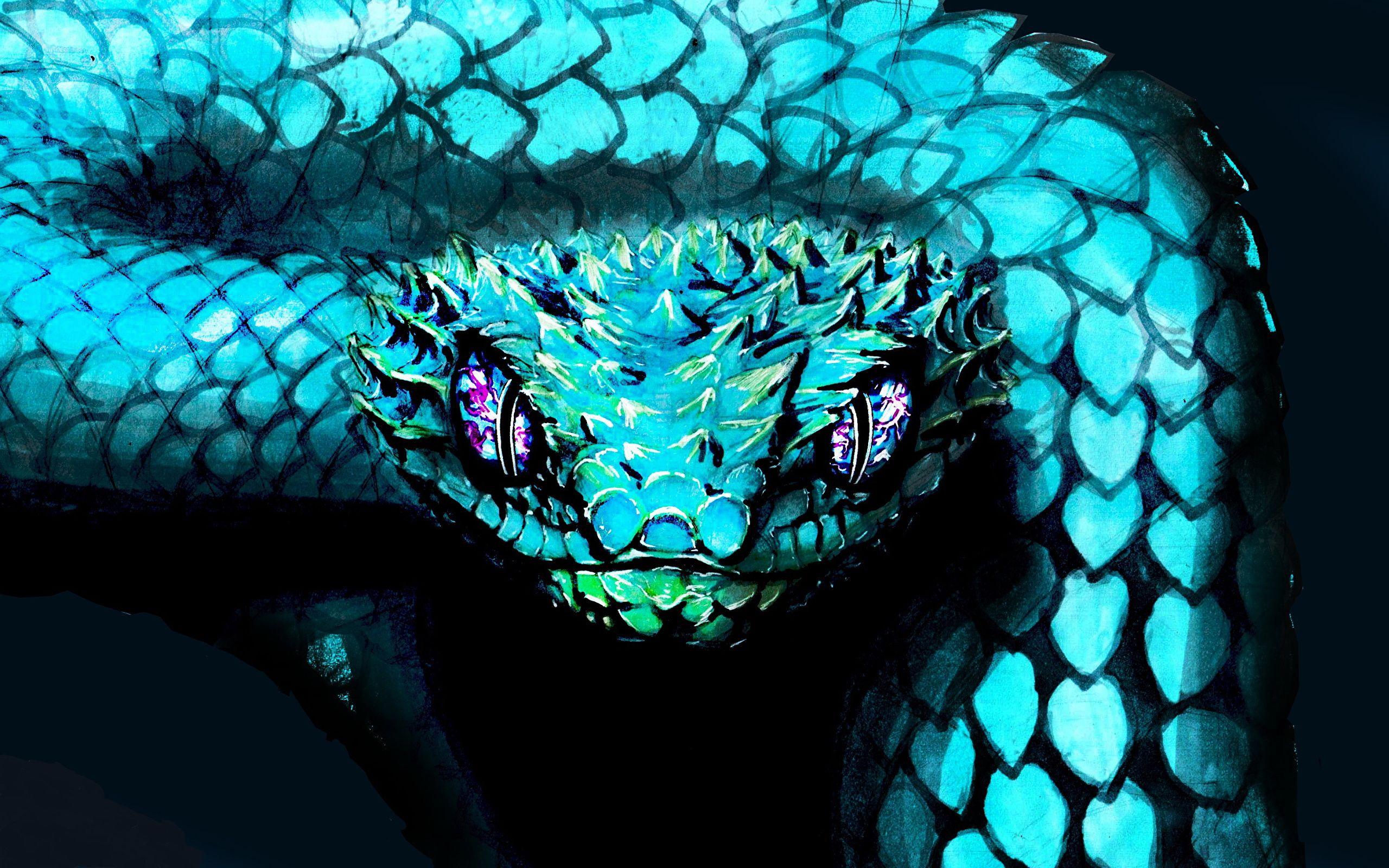 Blue Snake Wallpapers Top Free Blue Snake Backgrounds WallpaperAccess