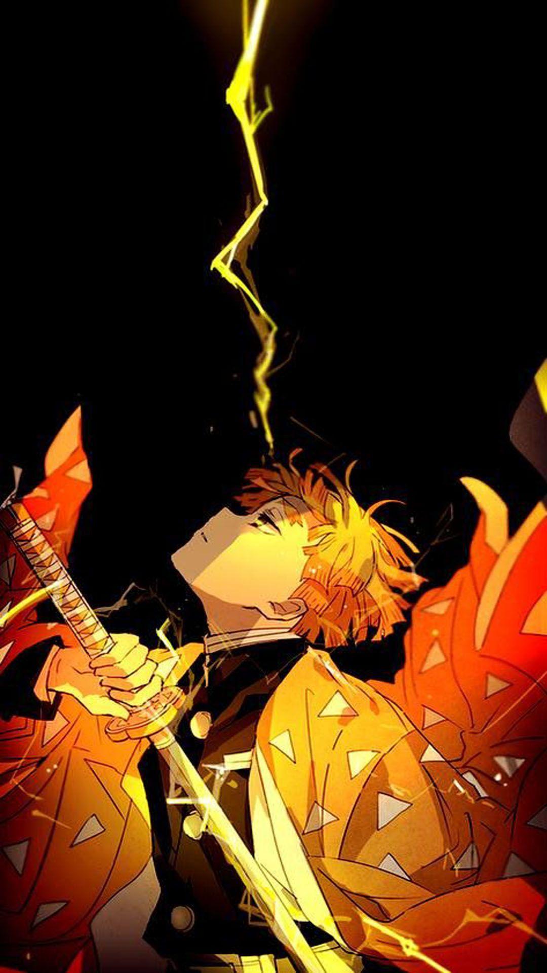 Zenitsu Phone Wallpapers Top Free Zenitsu Phone Backgrounds