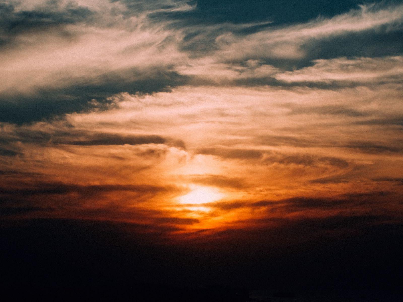Cloudy Sunset Wallpapers Top Free Cloudy Sunset Backgrounds