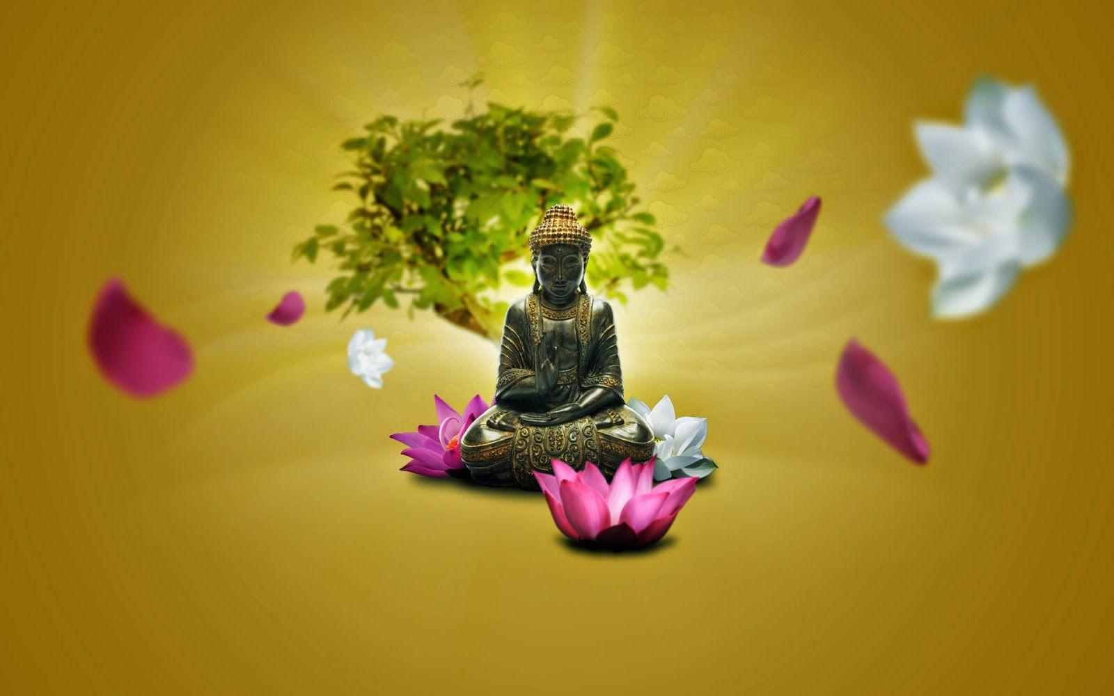 Buddha Lotus Flower Wallpapers Top Free Buddha Lotus Flower