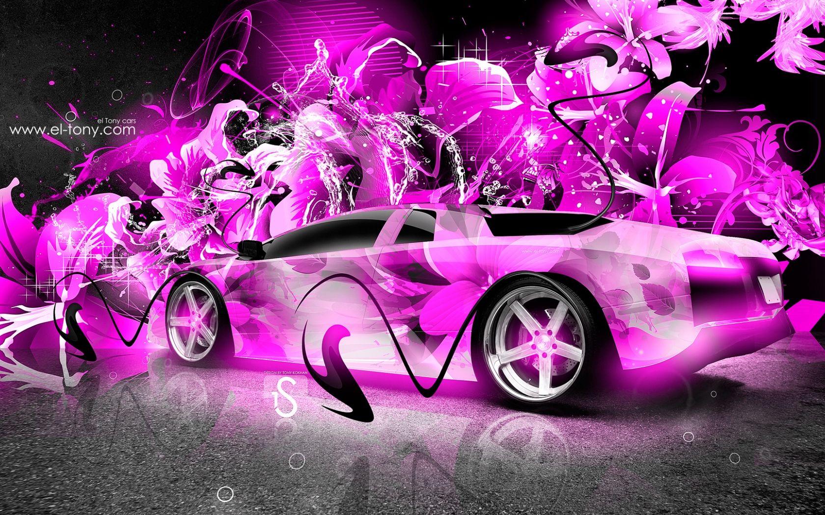 Pink Car Wallpapers Top Free Pink Car Backgrounds WallpaperAccess