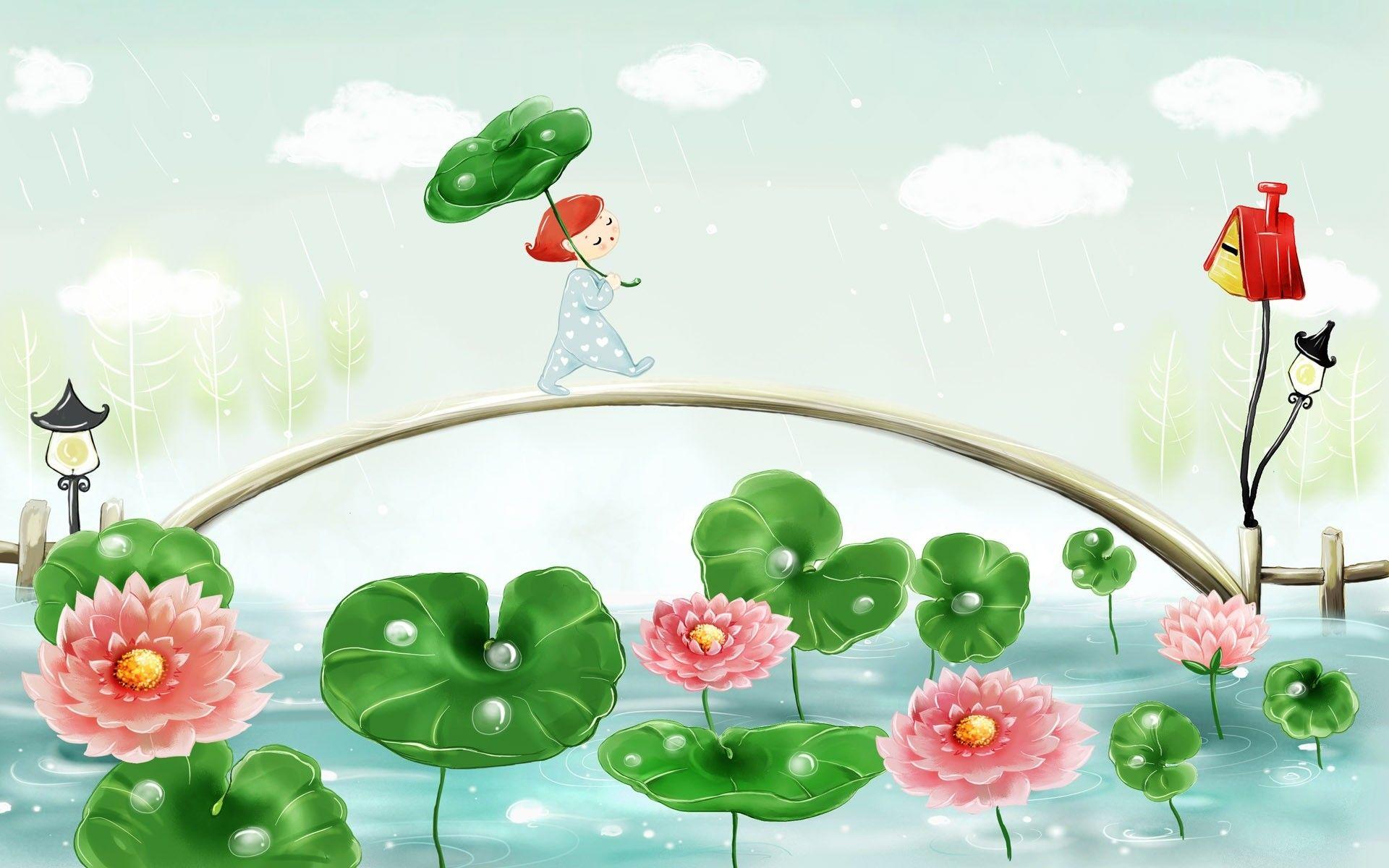 Flowers Cartoon Wallpapers Top Free Flowers Cartoon Backgrounds