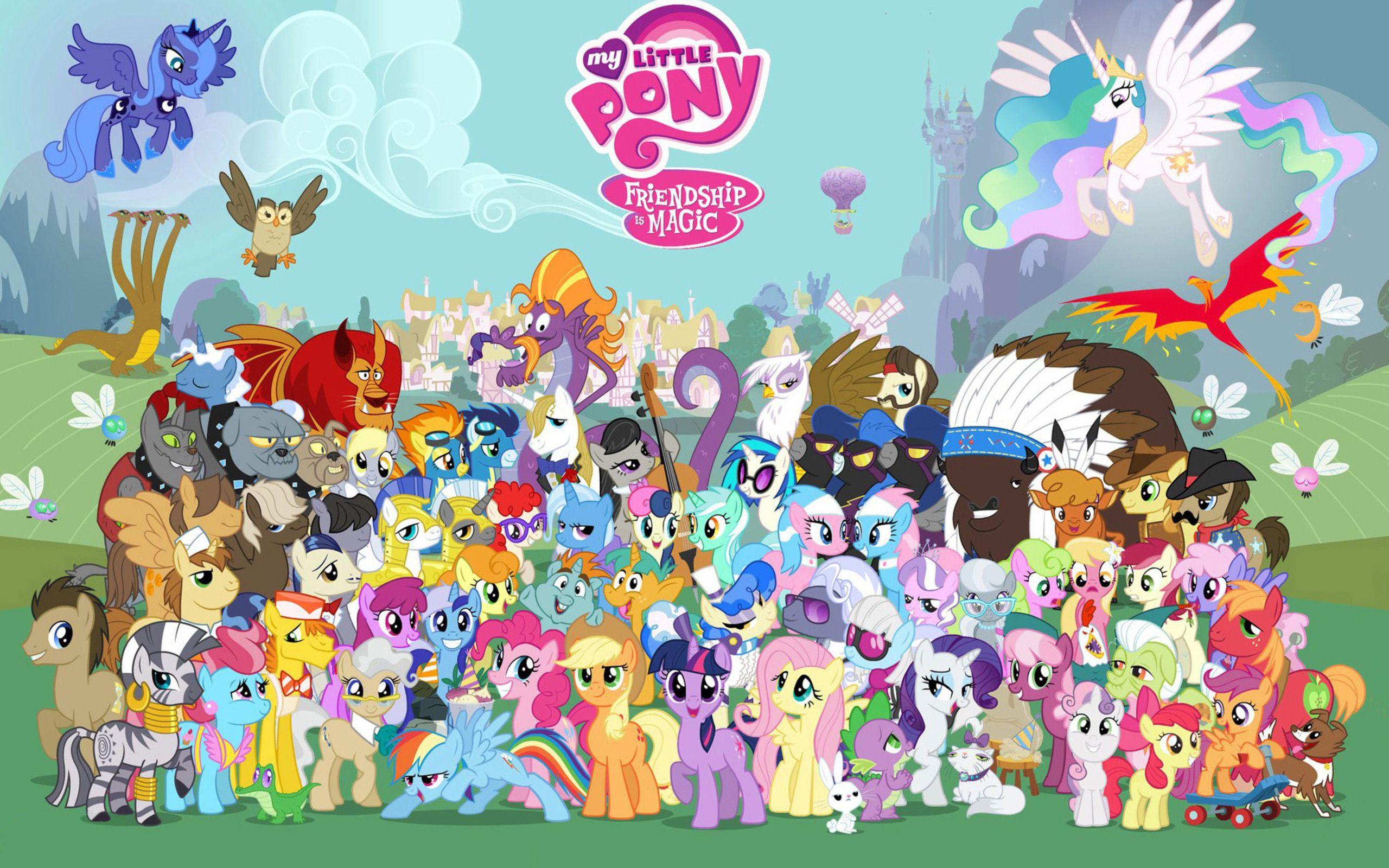 My Little Pony Wallpapers Top Free My Little Pony Backgrounds WallpaperAccess