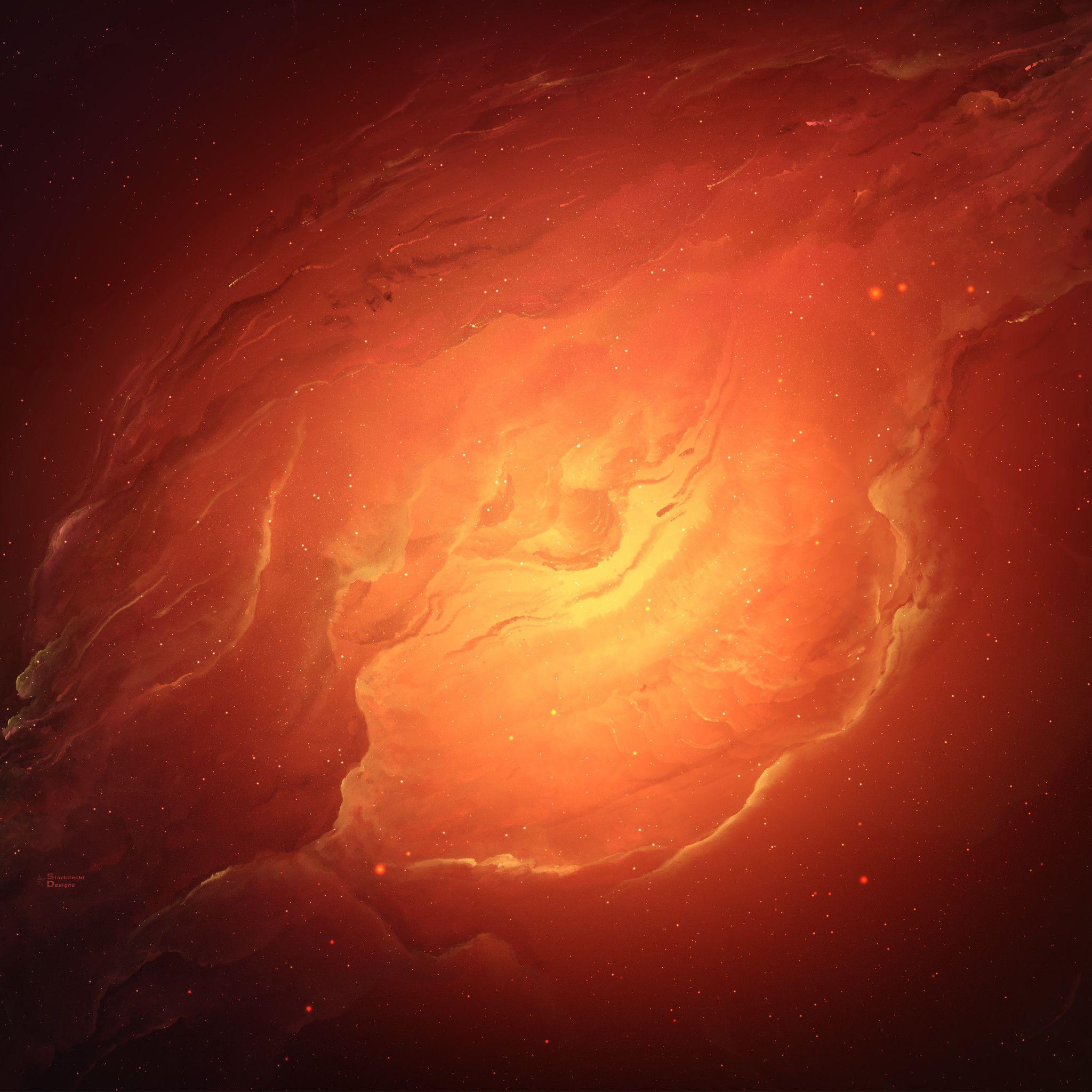 Orange Space Wallpapers Top Free Orange Space Backgrounds