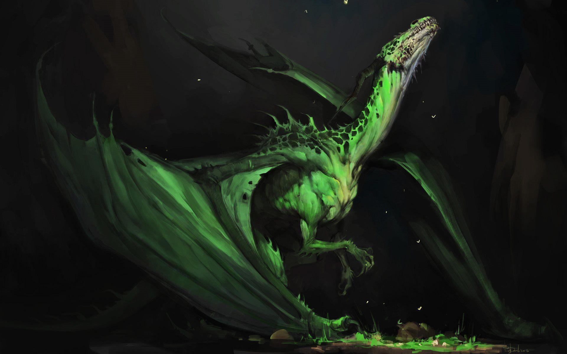 Cool Green Dragon Wallpapers Top Free Cool Green Dragon Backgrounds WallpaperAccess